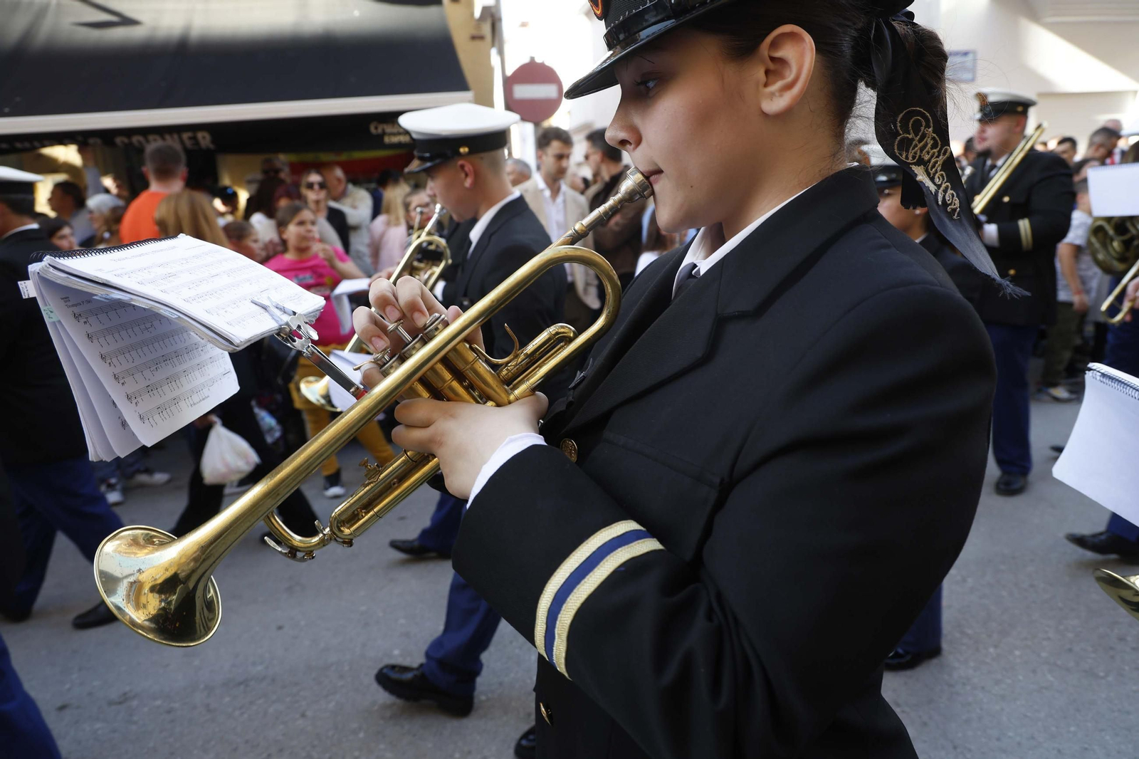 Fotos del Domingo de Ramos en La Línea: La Borriquita y Flagelación