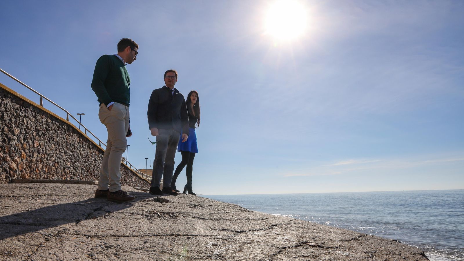 Los últimos temporales han minimizado la aportación de arena efectuada recientemente.