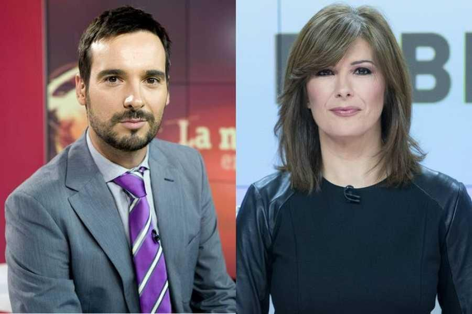 Lluís Guilera y Lara Siscar, conductores de los  'Telediarios' de los fines de semana