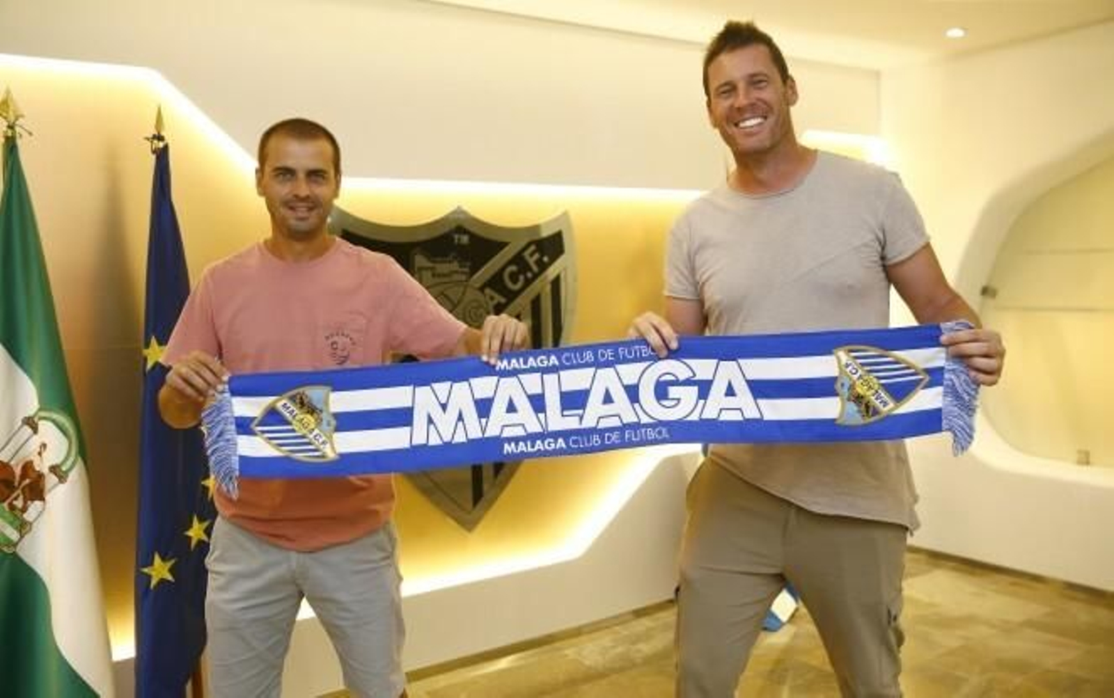 Juanma y Calatayud, en La Rosaleda