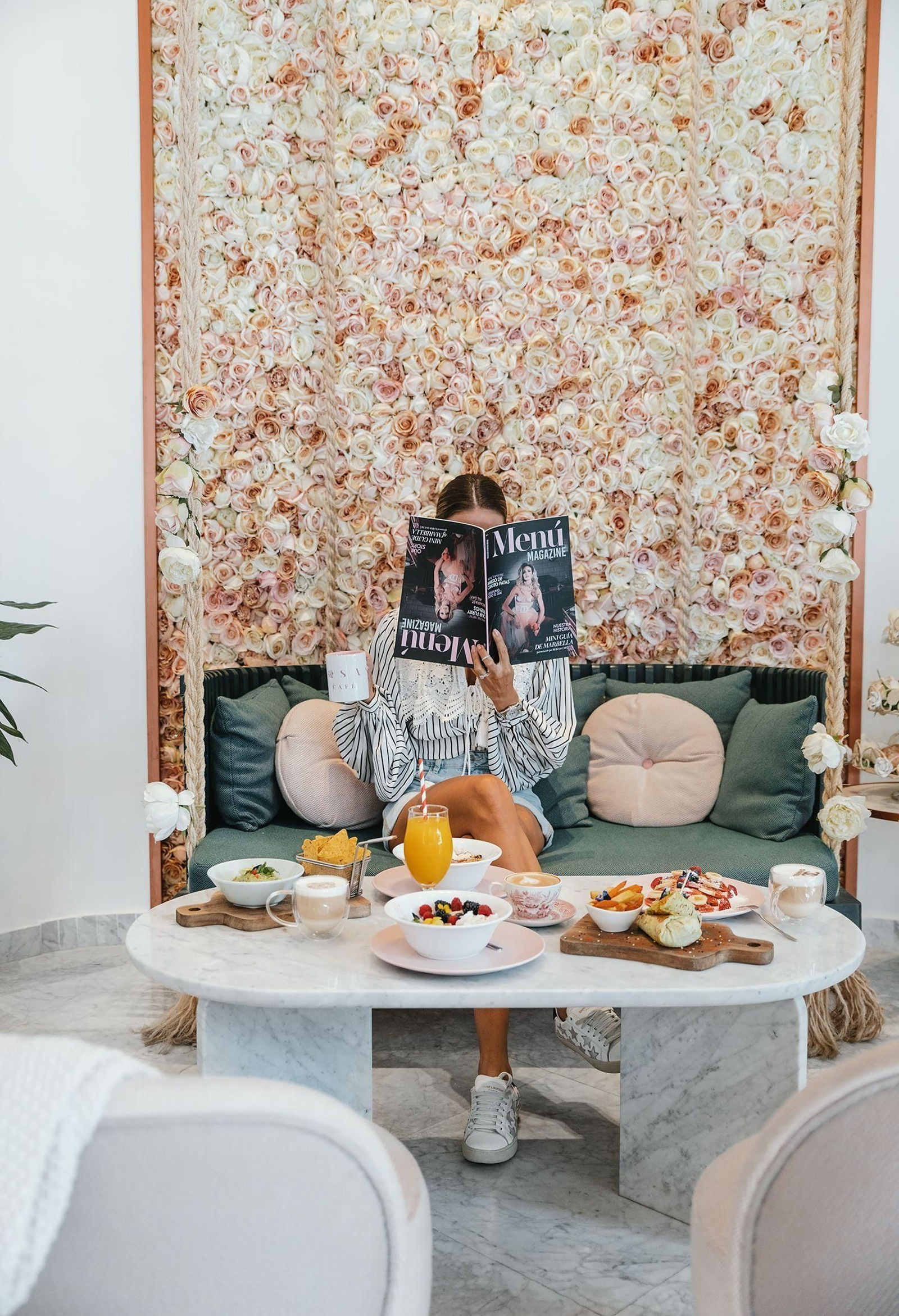 El restaurante Rosas Café de Marbella.