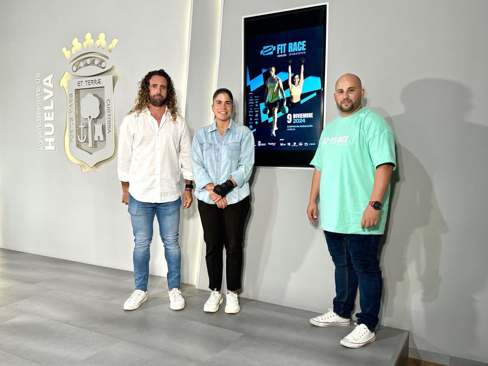 Presentación de la I Fit Race en el Ayuntamiento de Huelva.