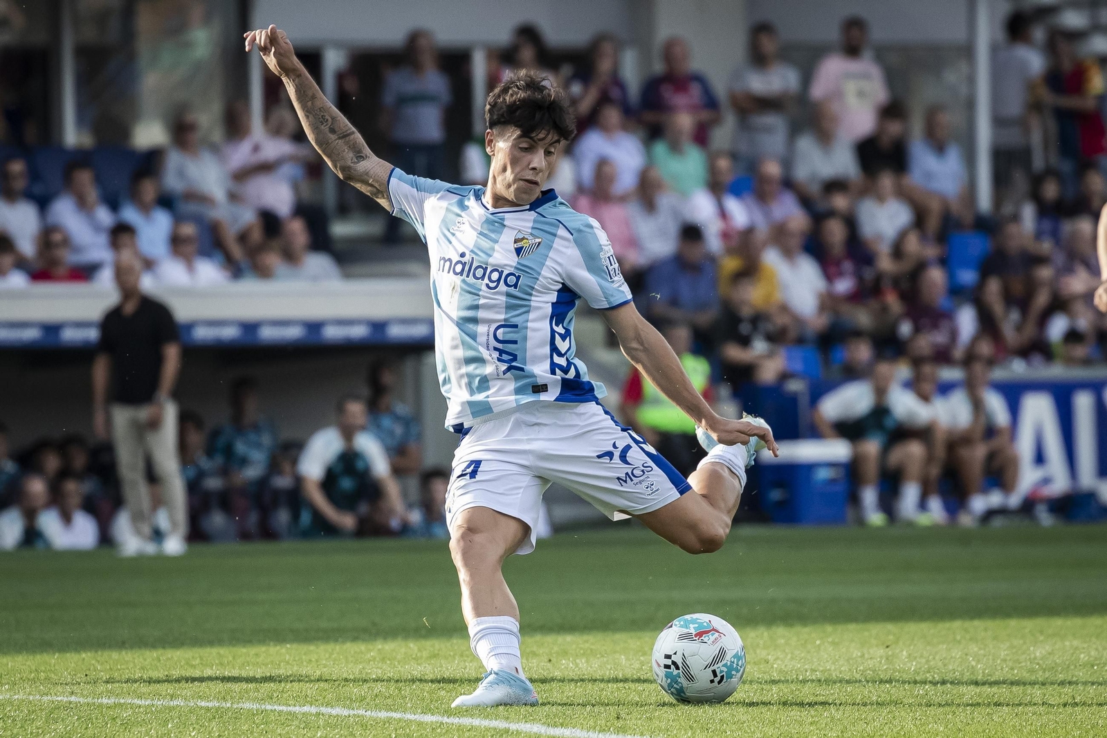 Las fotos del Huesca-Málaga CF