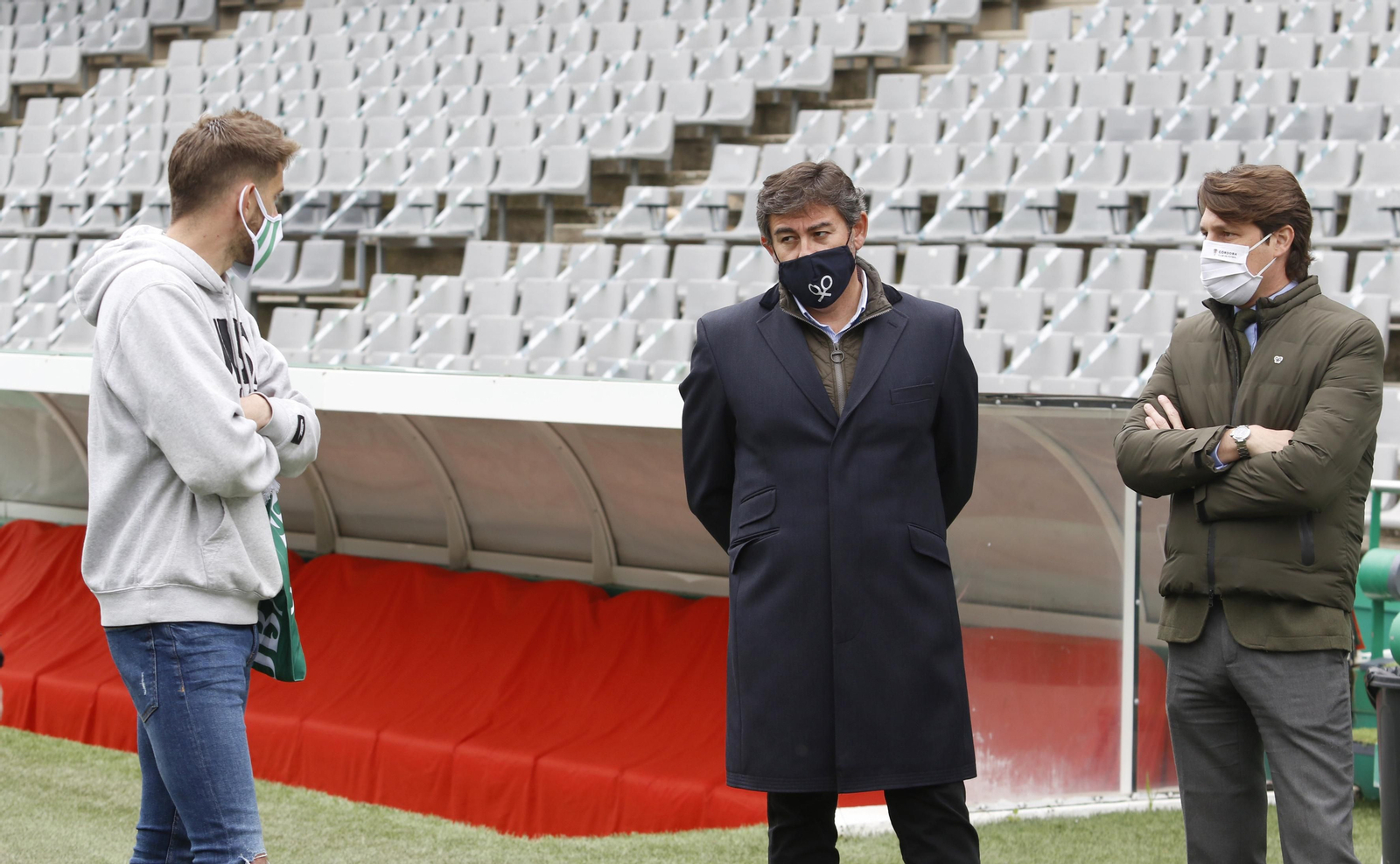 Las fotografías de la presentación de Nahuel Arroyo y Sidibé con el Córdoba CF