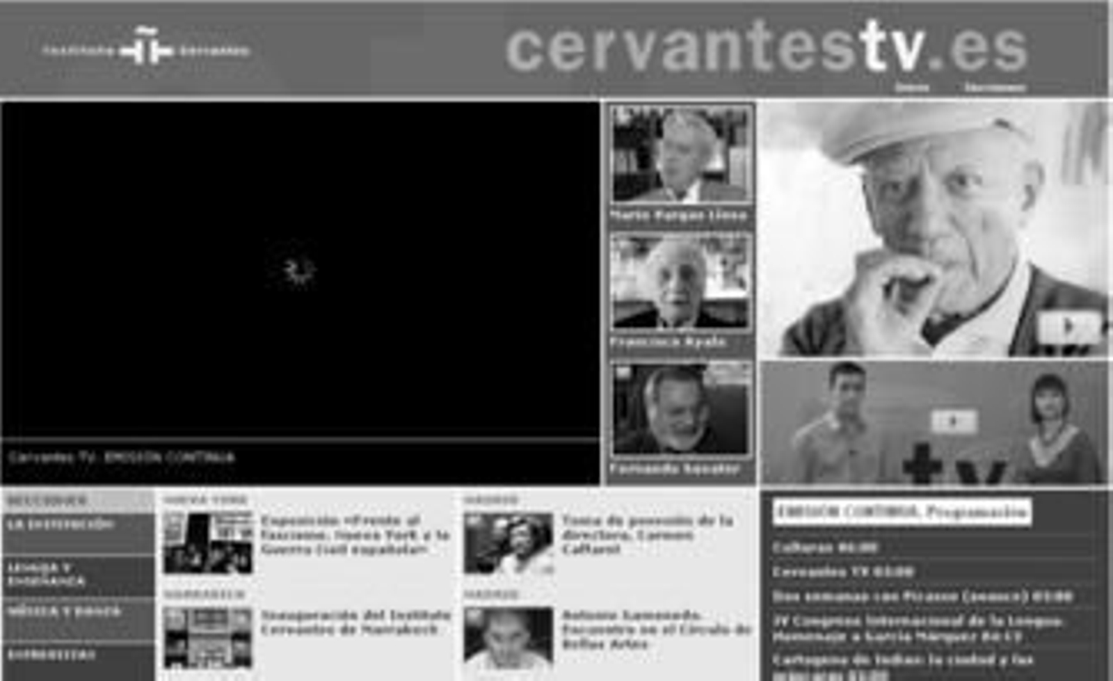 Portal de Cervantes TV.