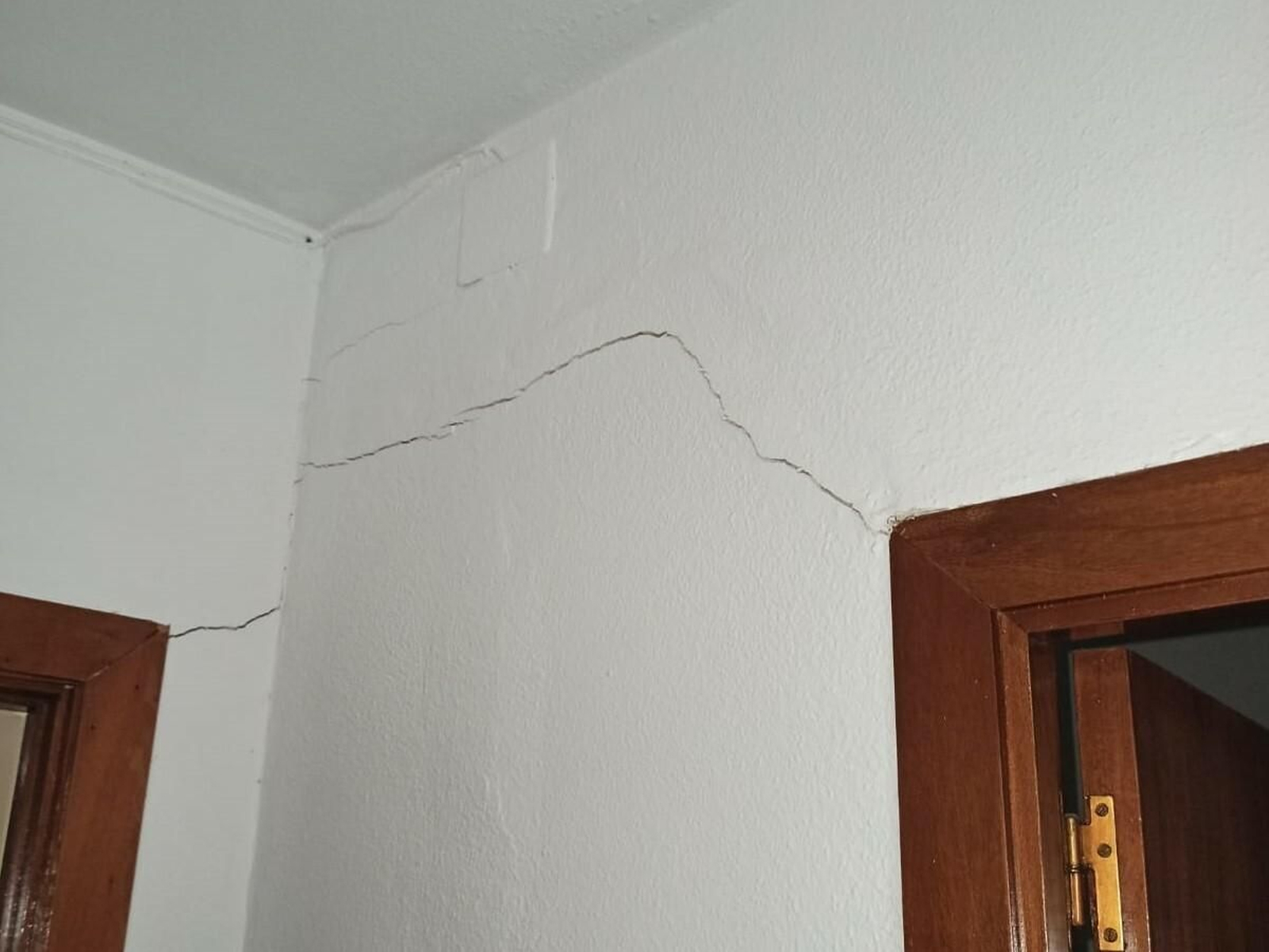 Estado que presenta el parque de bomberos de la avenida de los Custodios, en fotos