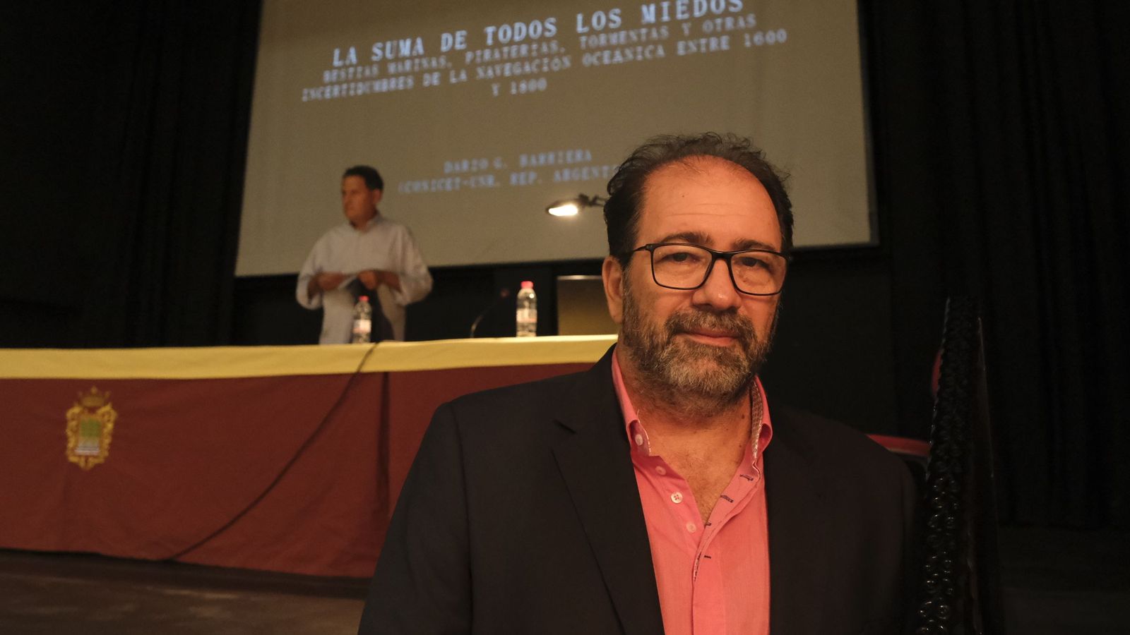 El historiador Darío Bareira, este jueves en Vélez-Blanco.