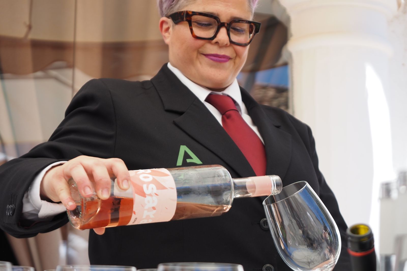 Una de las alumnas de la Escuela de Hostelería de La Fonda, en Benalmádena.