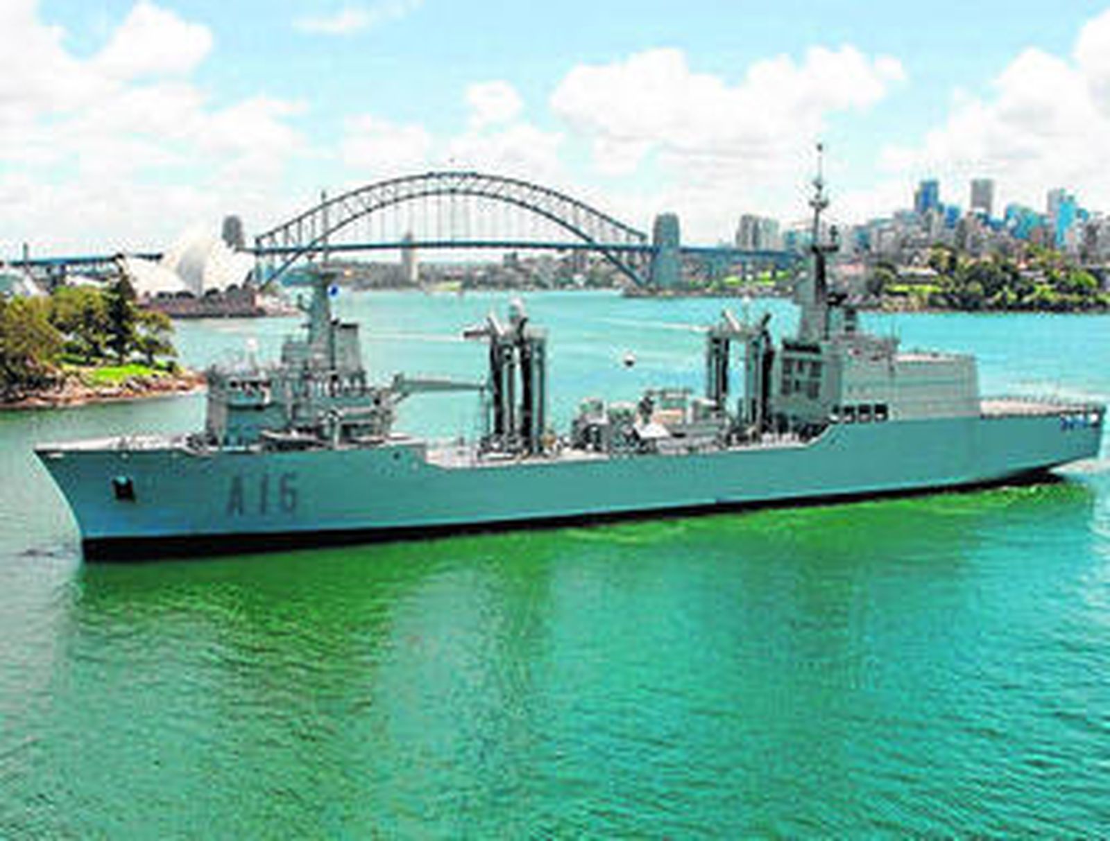 Imagen del BAC 'Cantabria', durante su estancia en Australia.