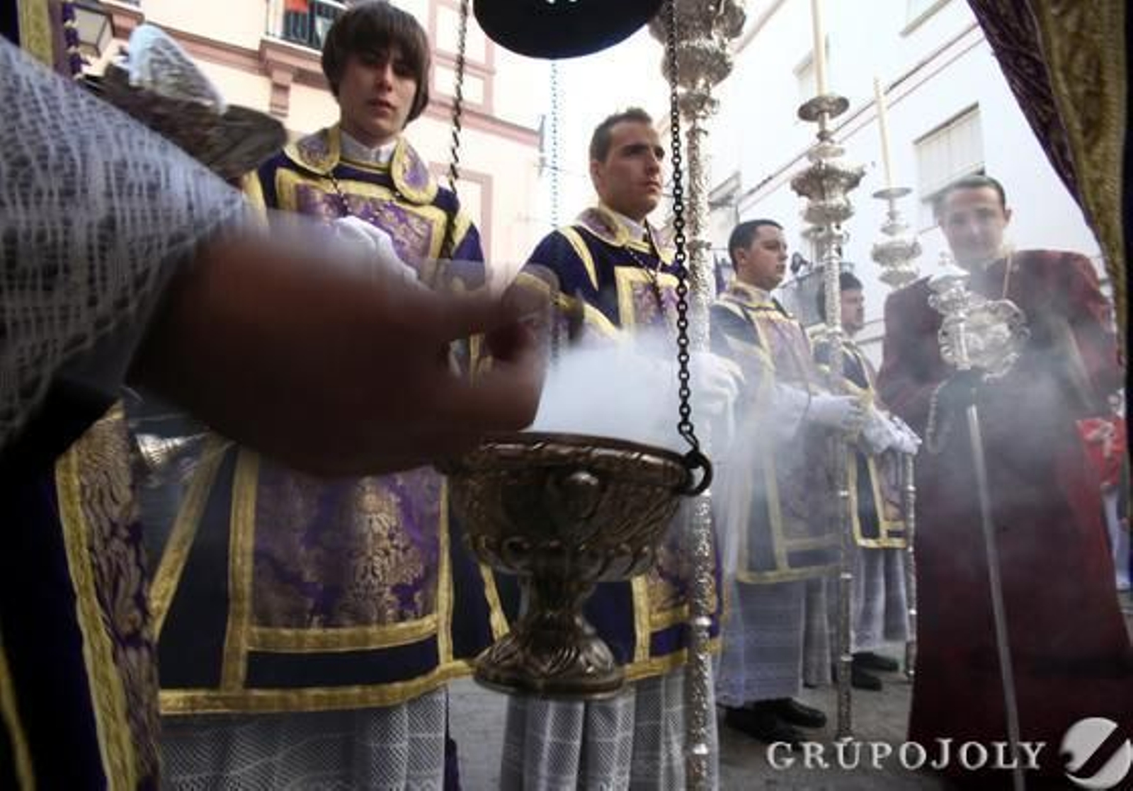 Venerable, Mercedaria y Lasaliana Cofradía de Penitencia de Nuestro Padre Jesús de la Sentencia y Nuestra Señora del Buen Fin. 

Foto: Jesus Marin