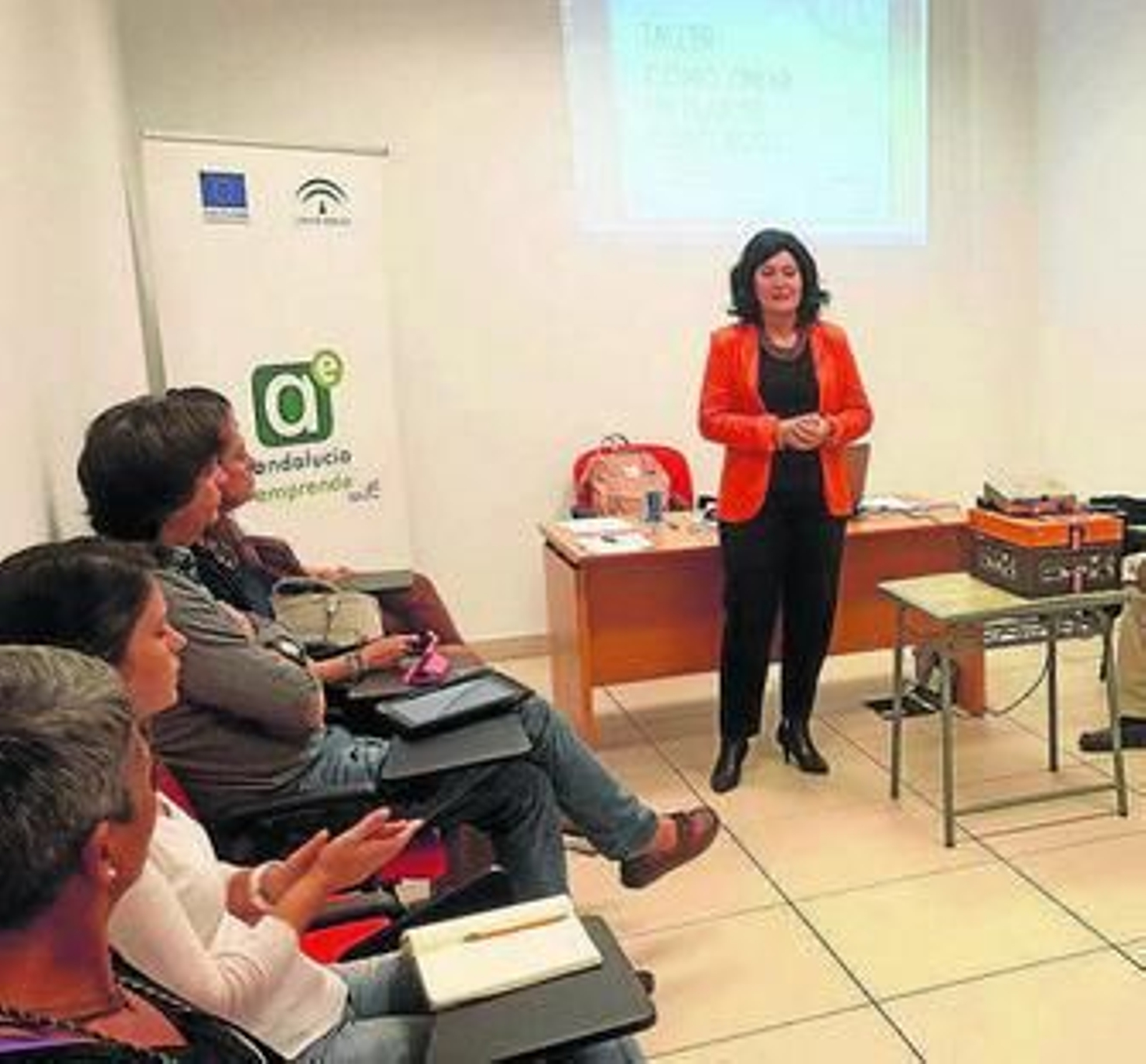 Carmen Solana, en un momento del curso.