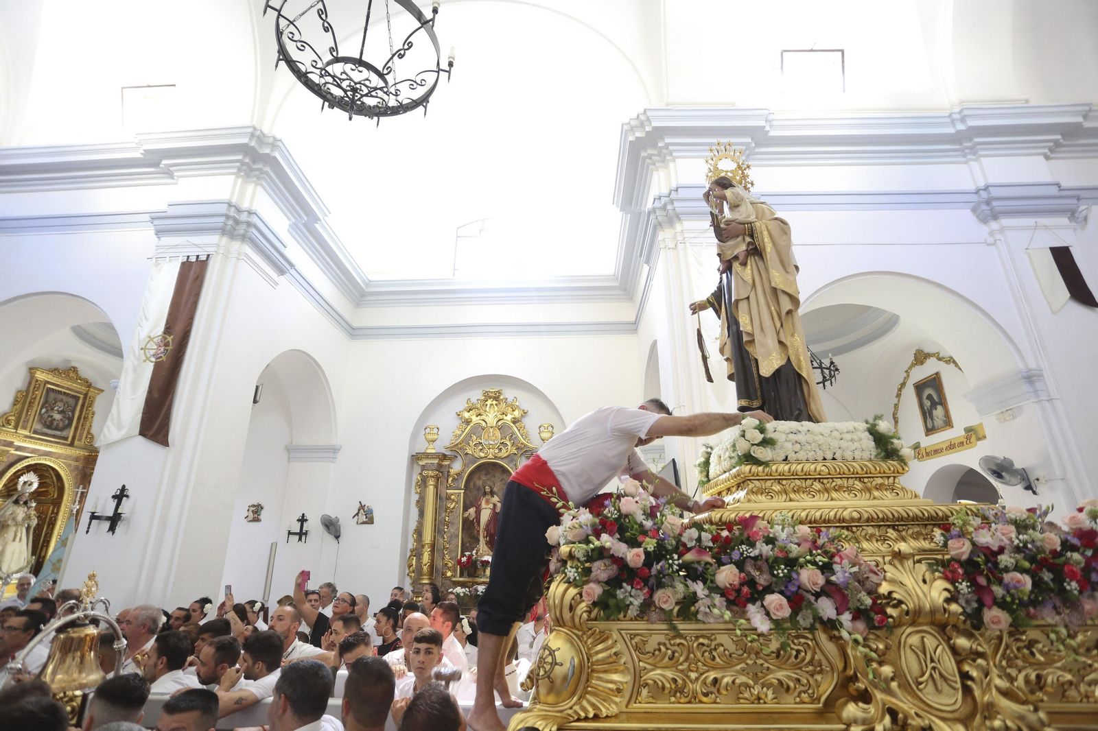 Las fotos de las procesiones de la Virgen del Carmen en Málaga