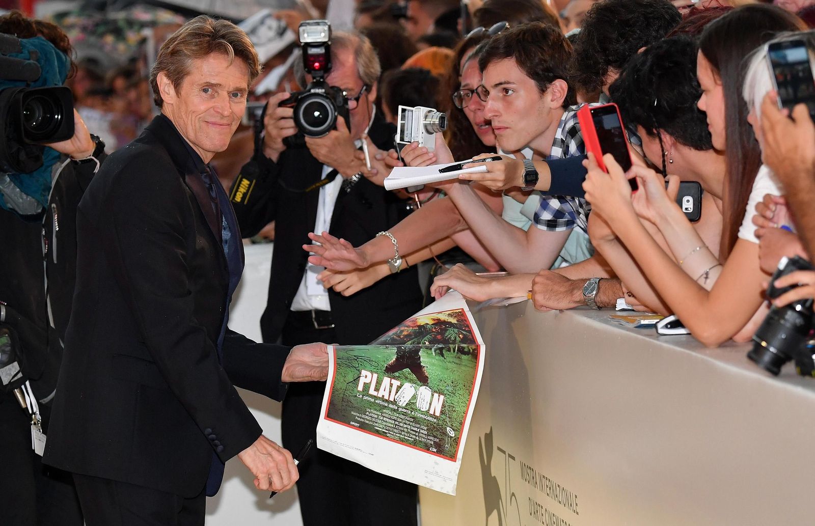 Willam Dafoe, ayer en Venecia.