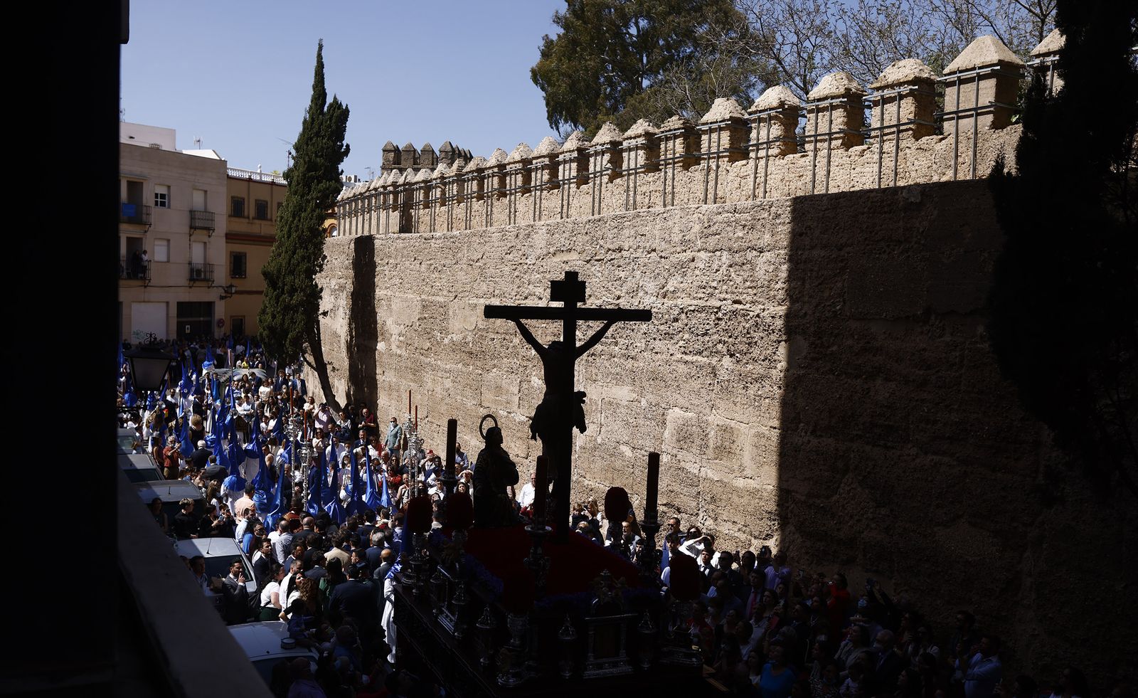 Fotos de La Hiniesta el Domingo de Ramos en la Semana Santa de Sevilla