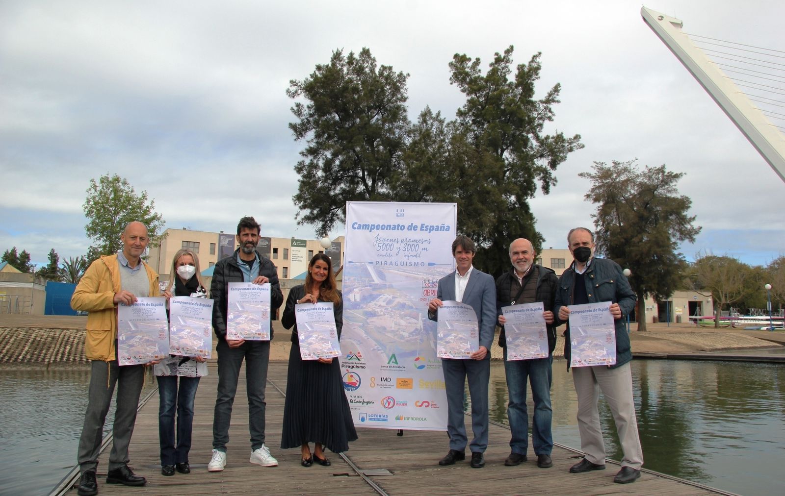 Una imagen de la presentación del Nacional de Jóvenes Promesas Infantil y Cadete de Piragüismo