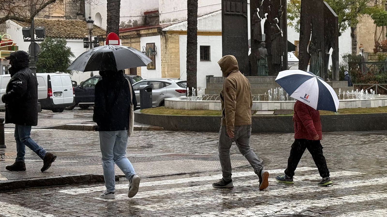 Meteorología prevé lluvias persistentes este sábado día 27 en Jerez de la Frontera
