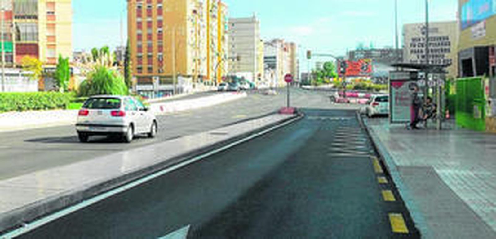 Vista de la Avenida Juan XXIII.