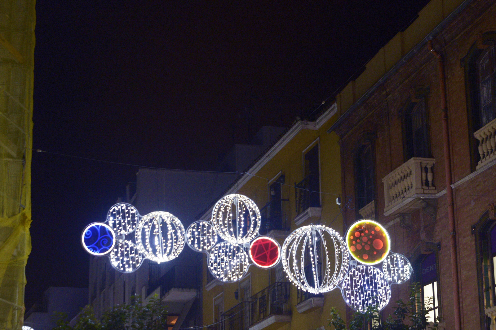 Fotos del alhumbrado navideño de Algeciras
