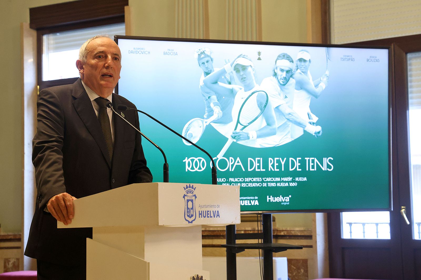 Imágenes de la presentación del cartel de la edición 100 de la Copa del Rey de Tenis