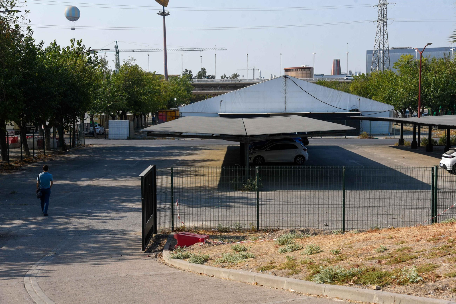 Imágenes del estado de la Cartuja el día antes del Betis - Alavés