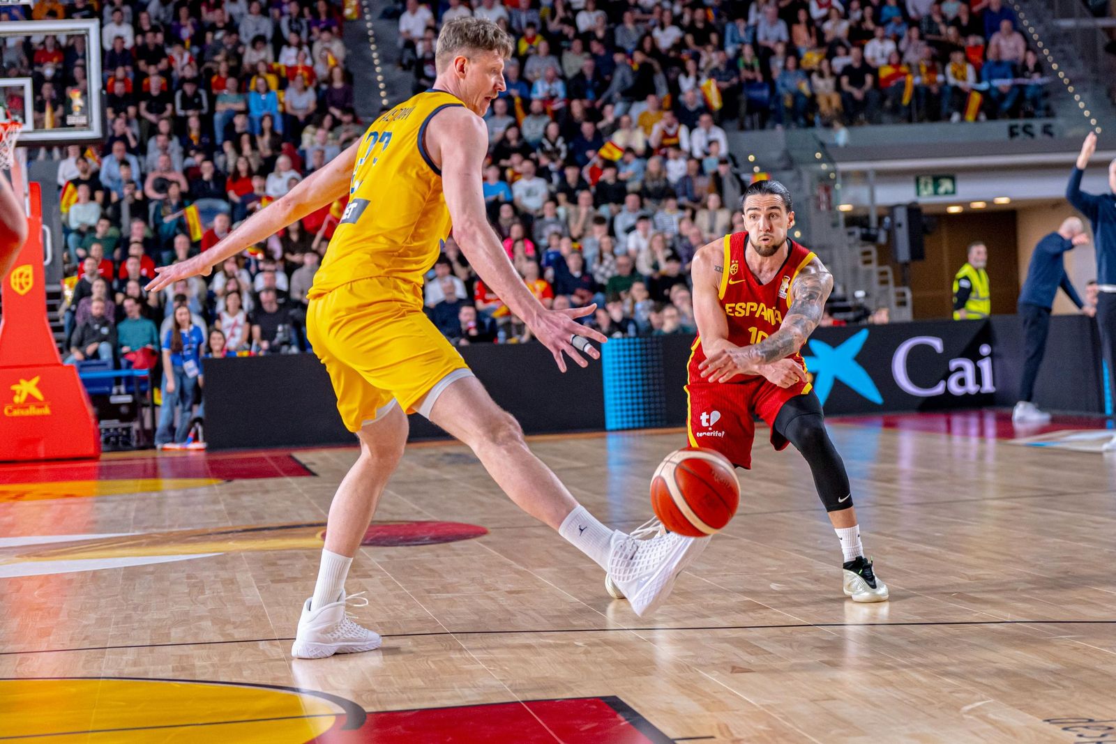 Las mejores fotos del España-Ucrania de baloncesto