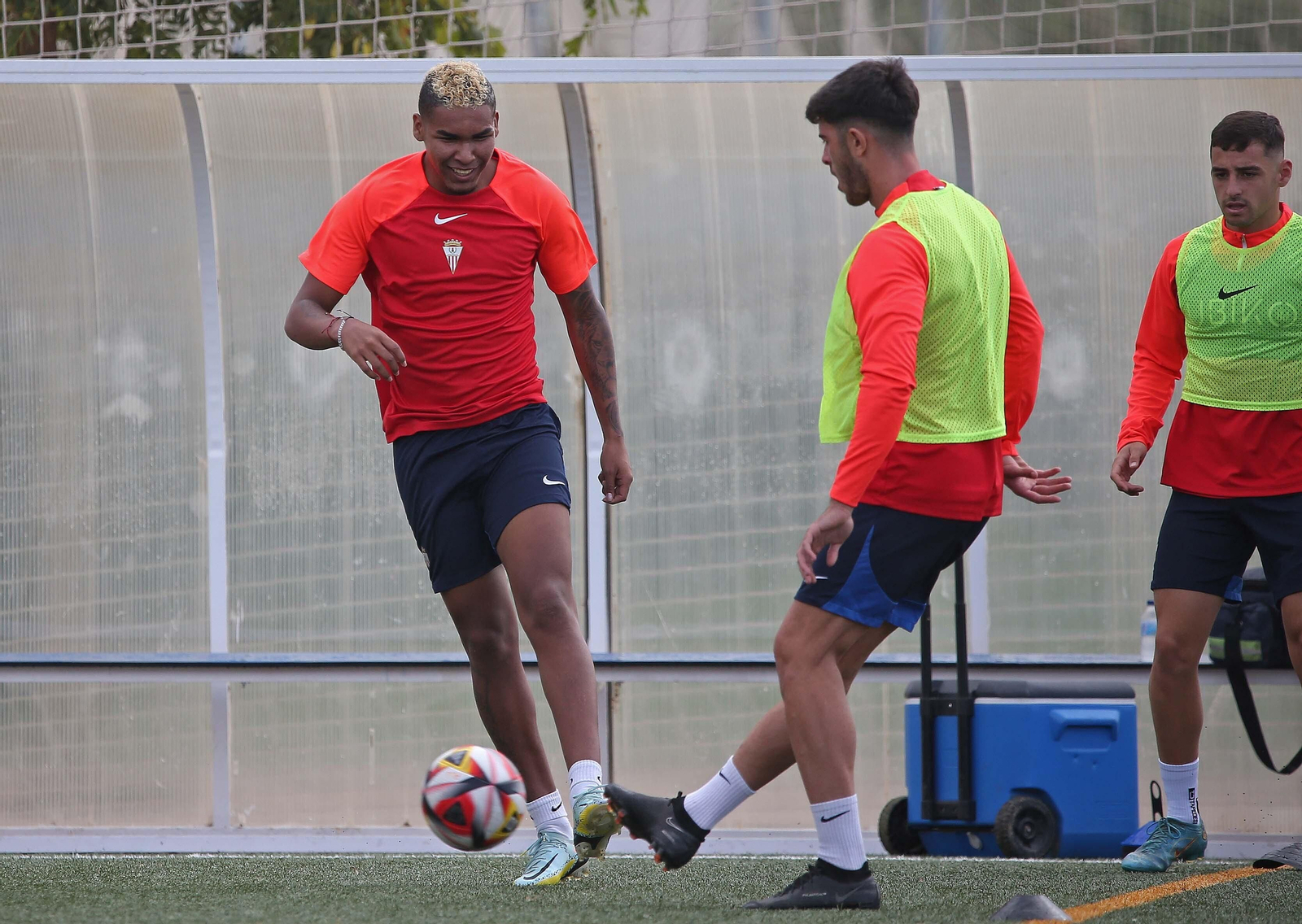 Fotos del entrenamiento del Algeciras CF en La Menacha