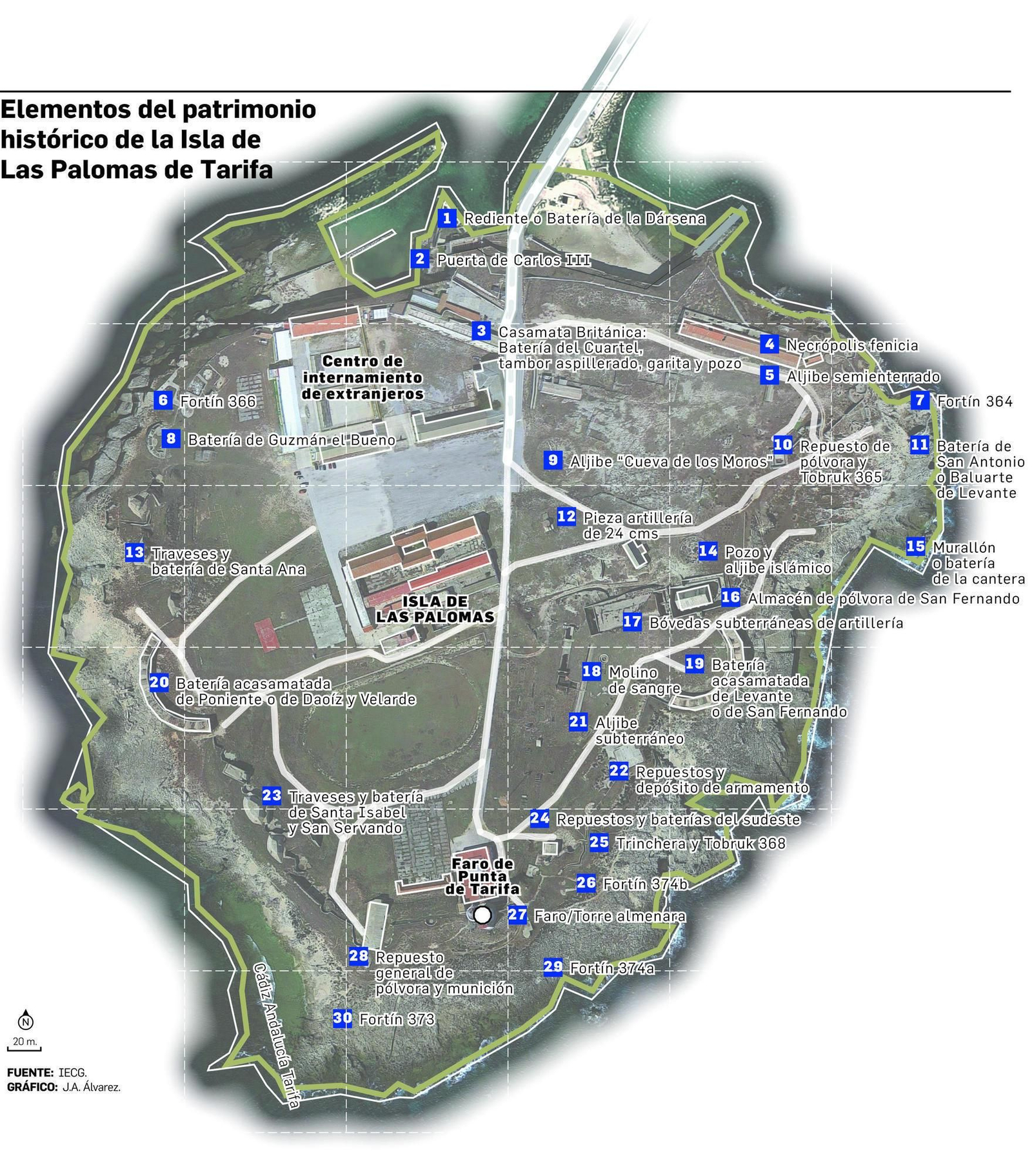 Tarifa busca recuperar su isla con un centro de interpretación en el faro