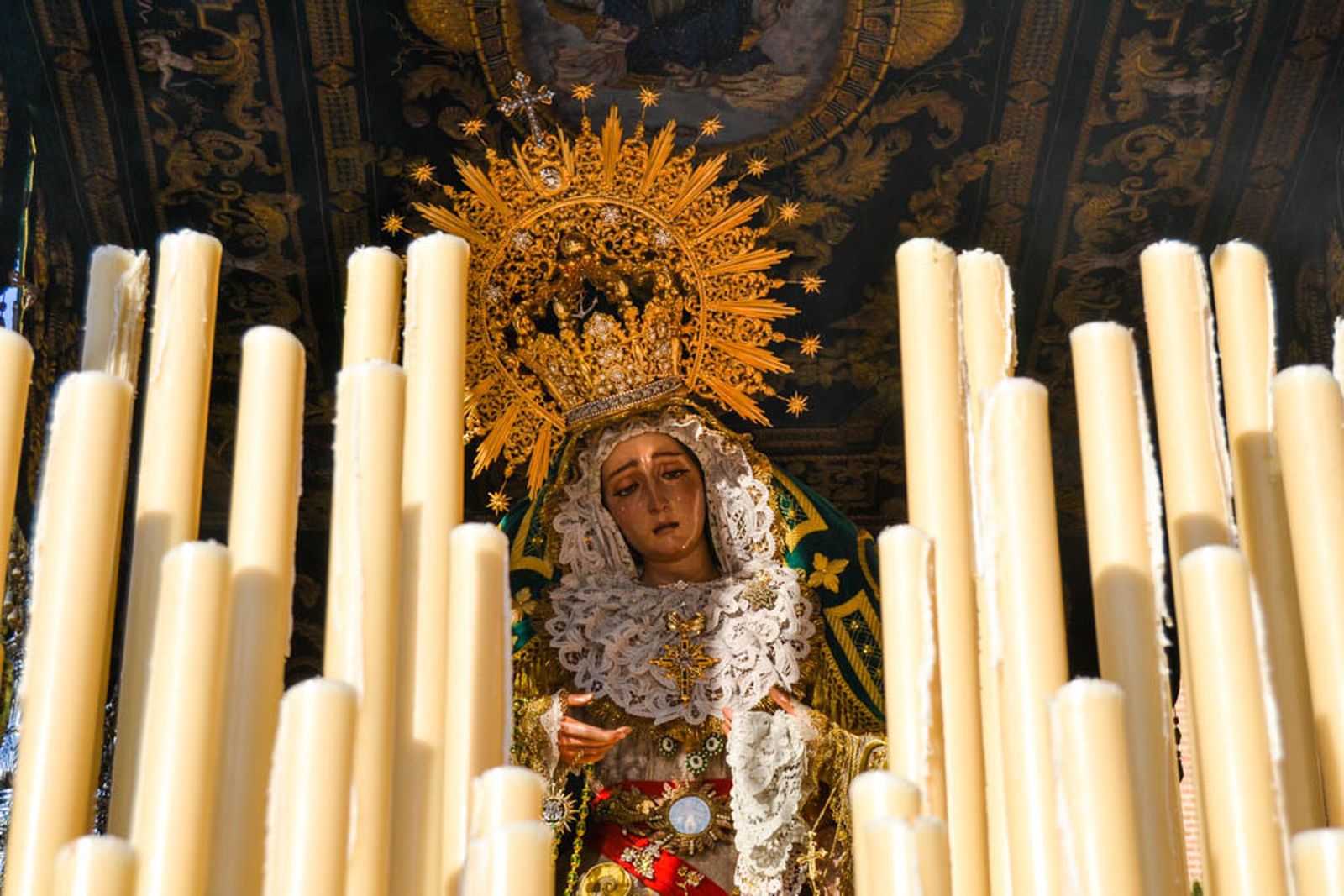 La imagen de Nuestra Señora de la Esperanza.