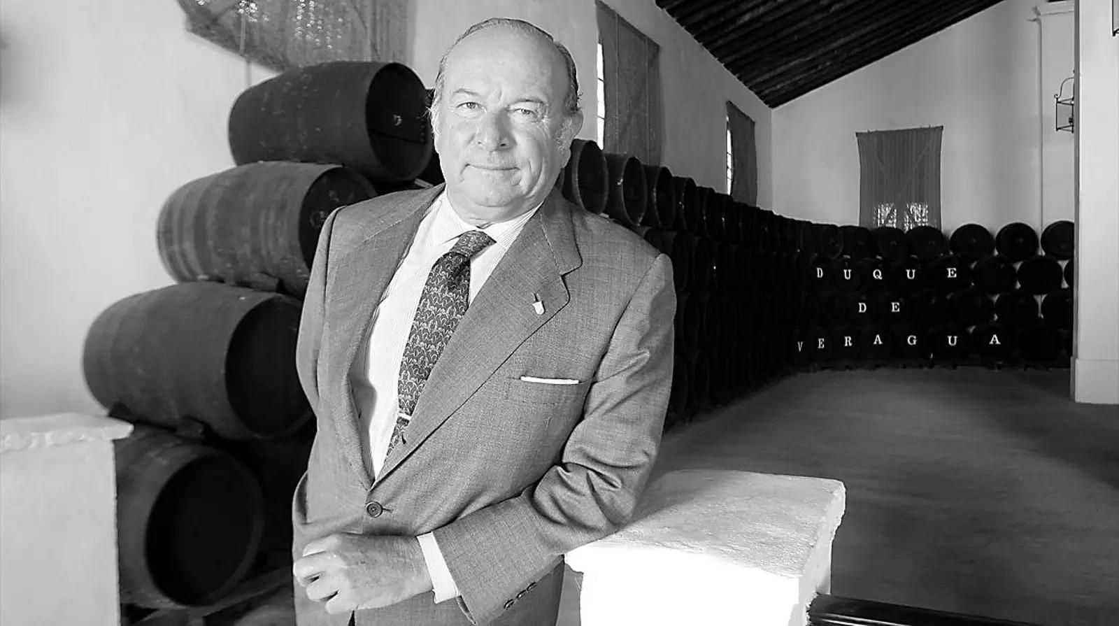 Álvaro Domecq en la bodega que lleva su nombre en una imagen de archivo.
