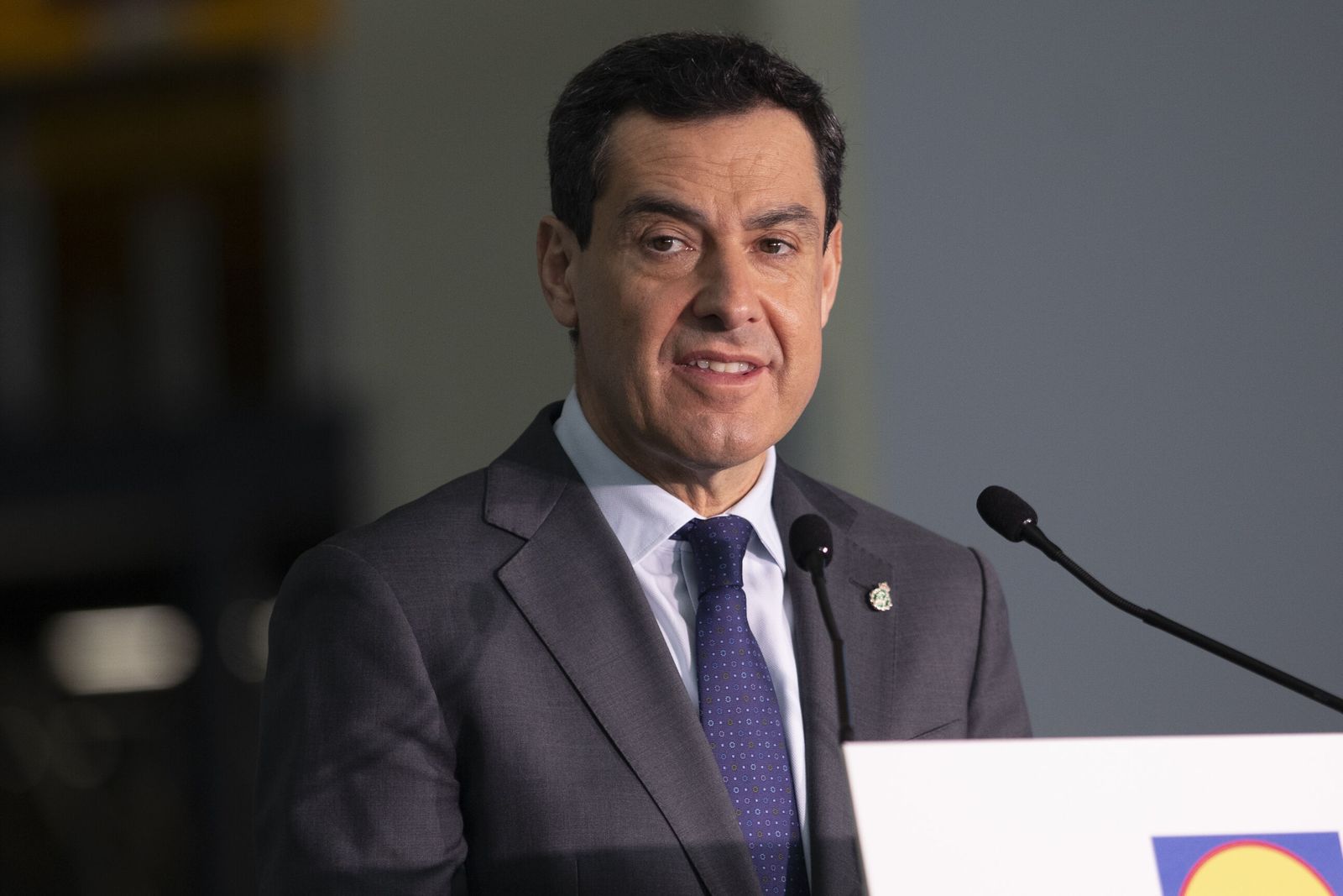 El presidente de la Junta de Andalucía, Juanma Moreno.