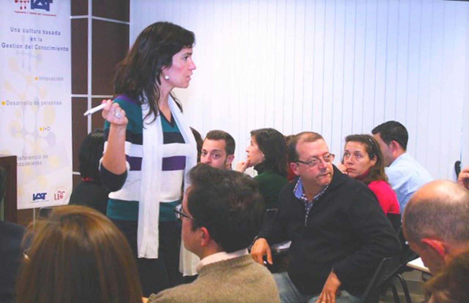 Mónica Niño en uno de los cursos realizados con anterioridad.