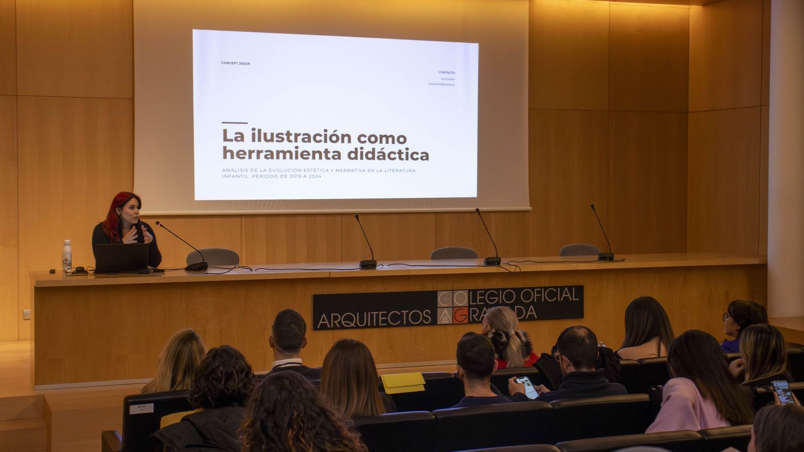 Sara Bailén presentó La Ilustración como herramienta didáctica.