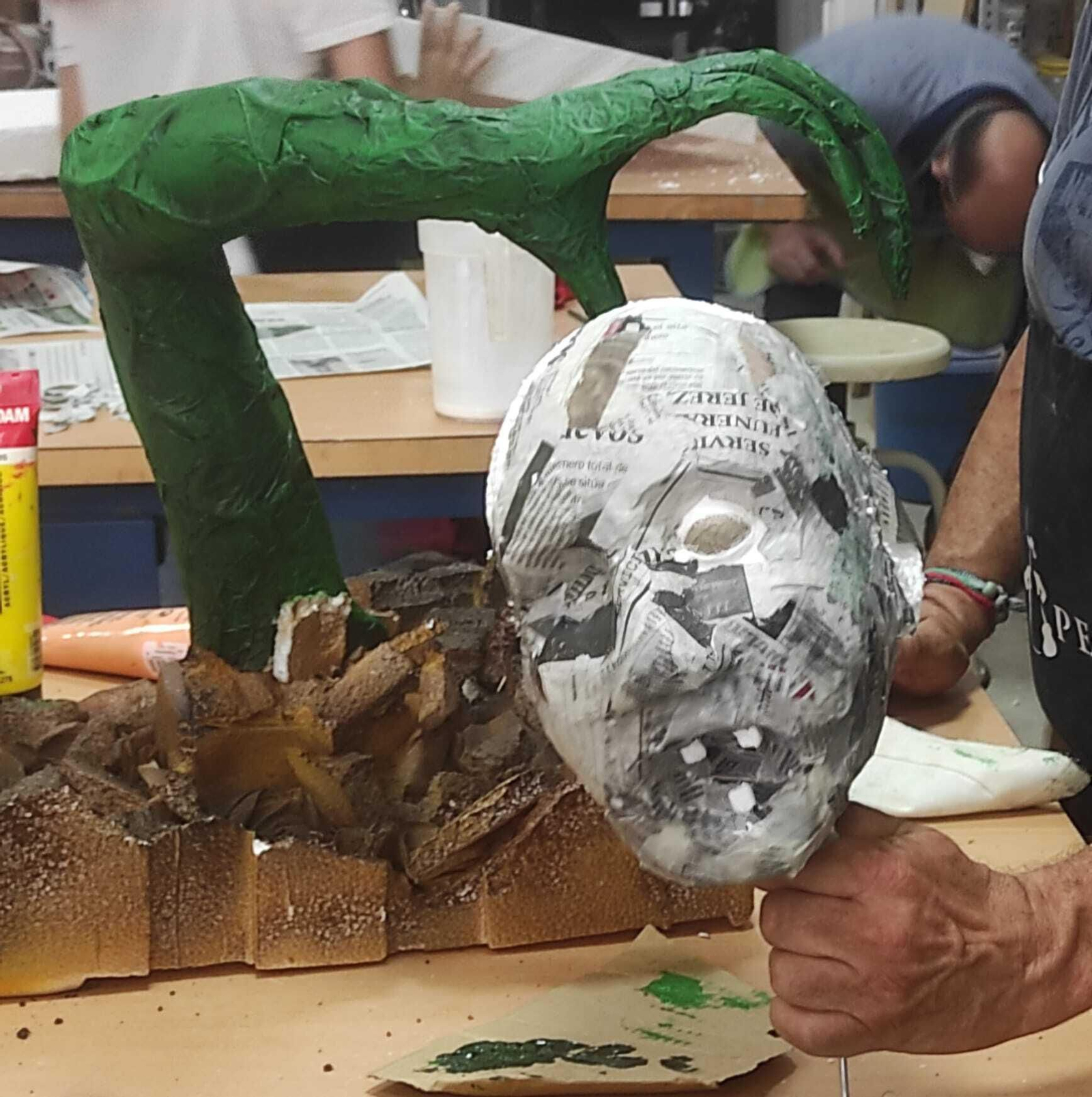 Trabajos para Halloween de los alumnos de la Escuela de Arte
