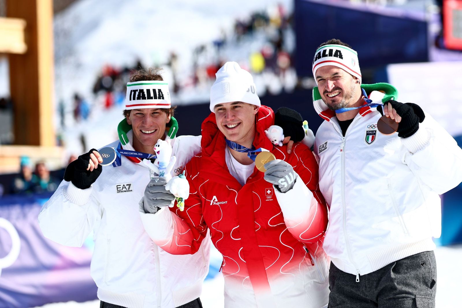 Las espectaculares fotos del descenso masculino en los Juegos Olímpicos de invierno