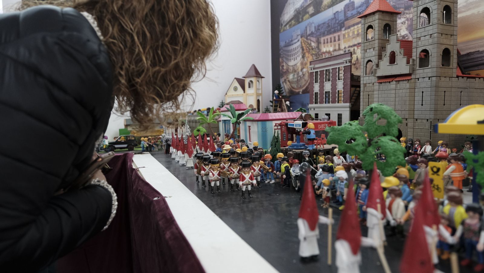 Inauguración de la exposición de playmobil de semana santa de Almería