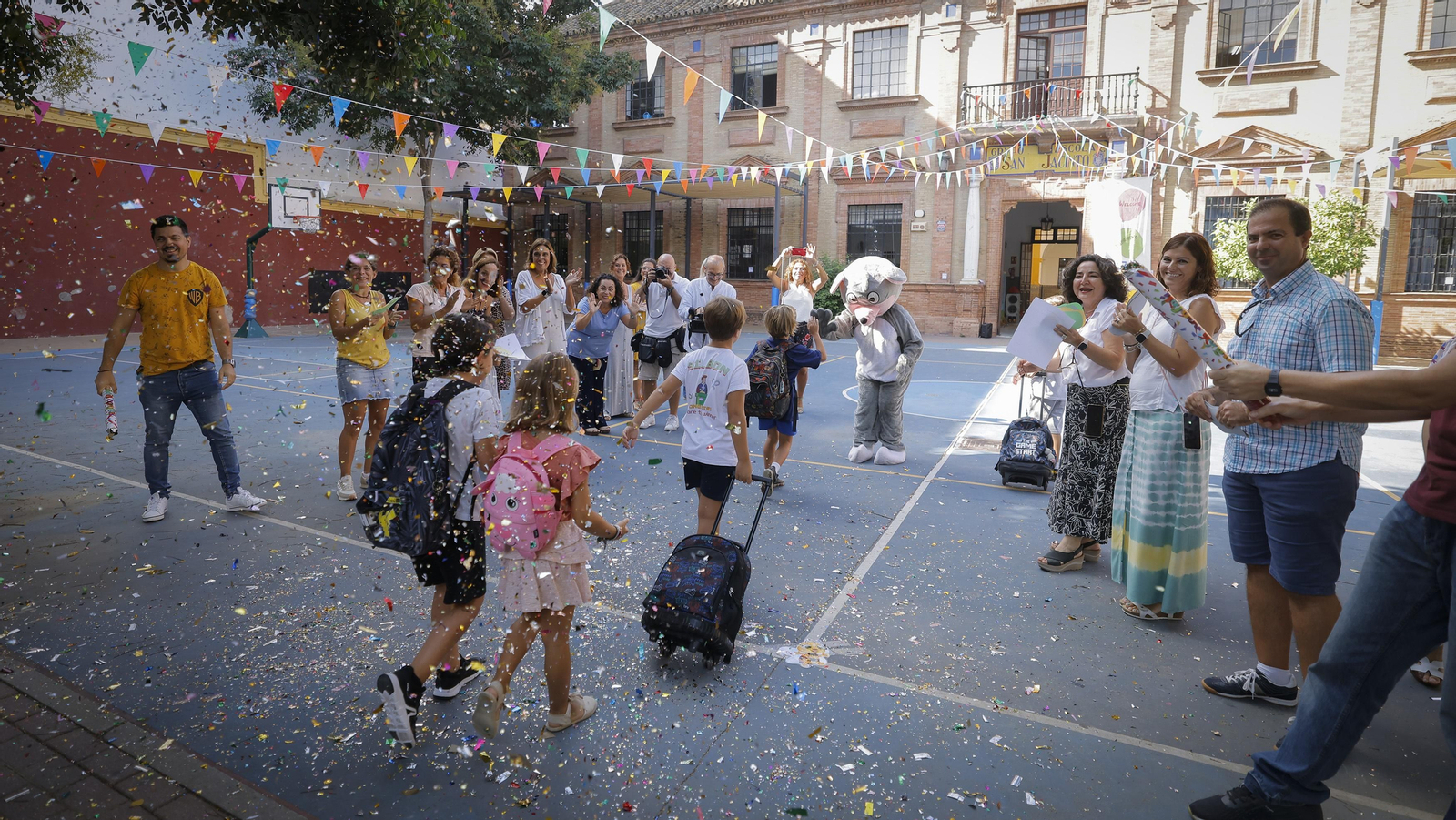 Las imágenes de la vuelta al colegio