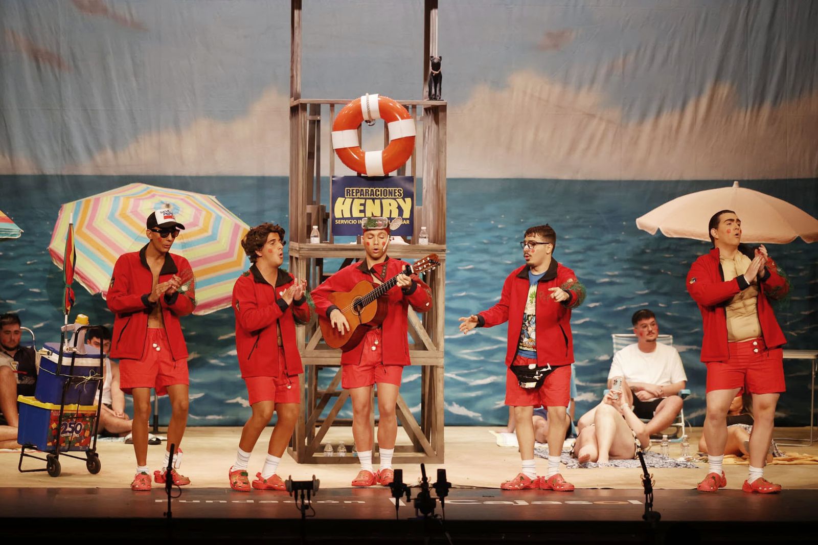 Cuarteto 'Los vigilantes de la Laja'.