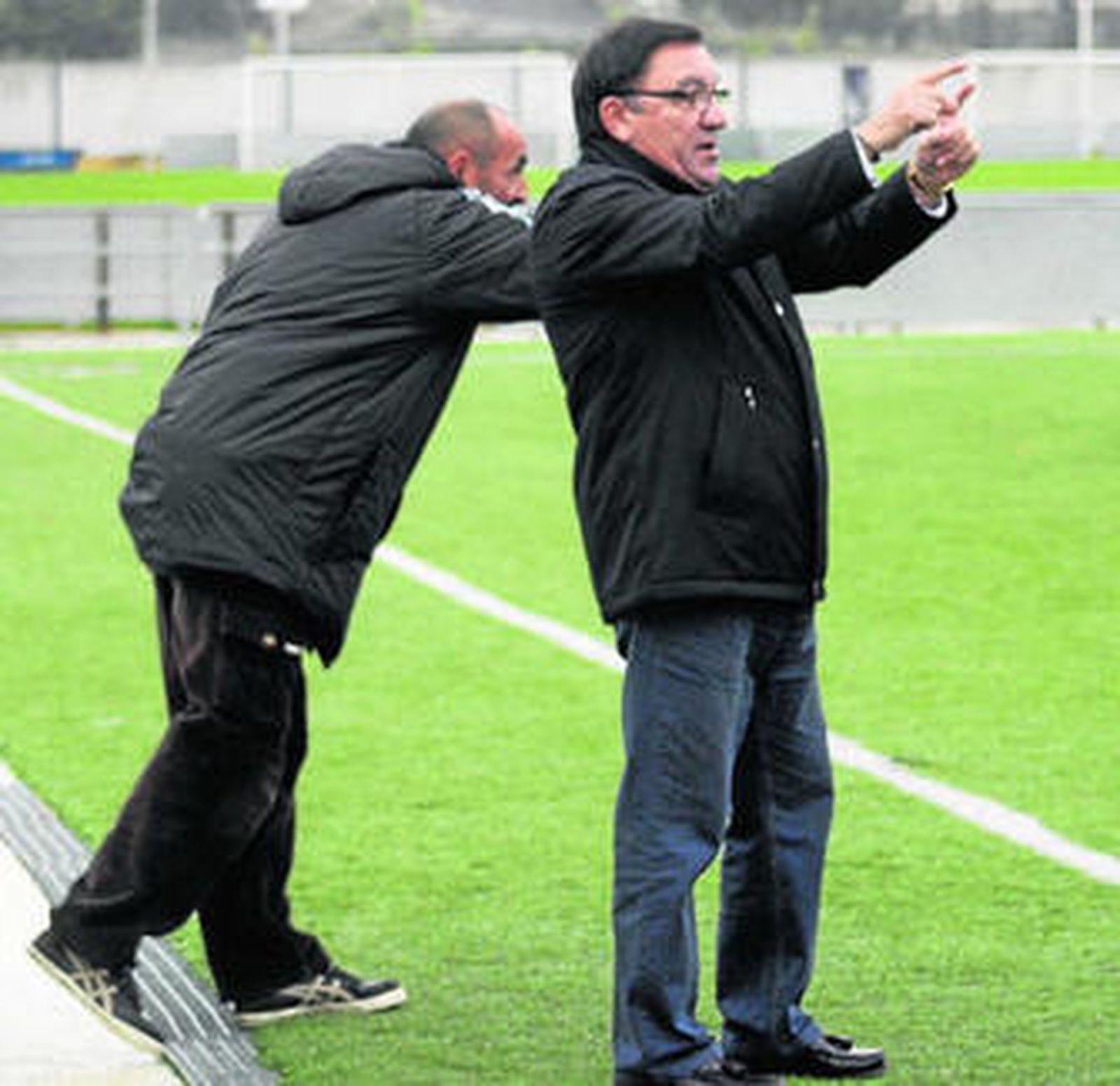 Pepe Carrete (derecha), junto a Ali.