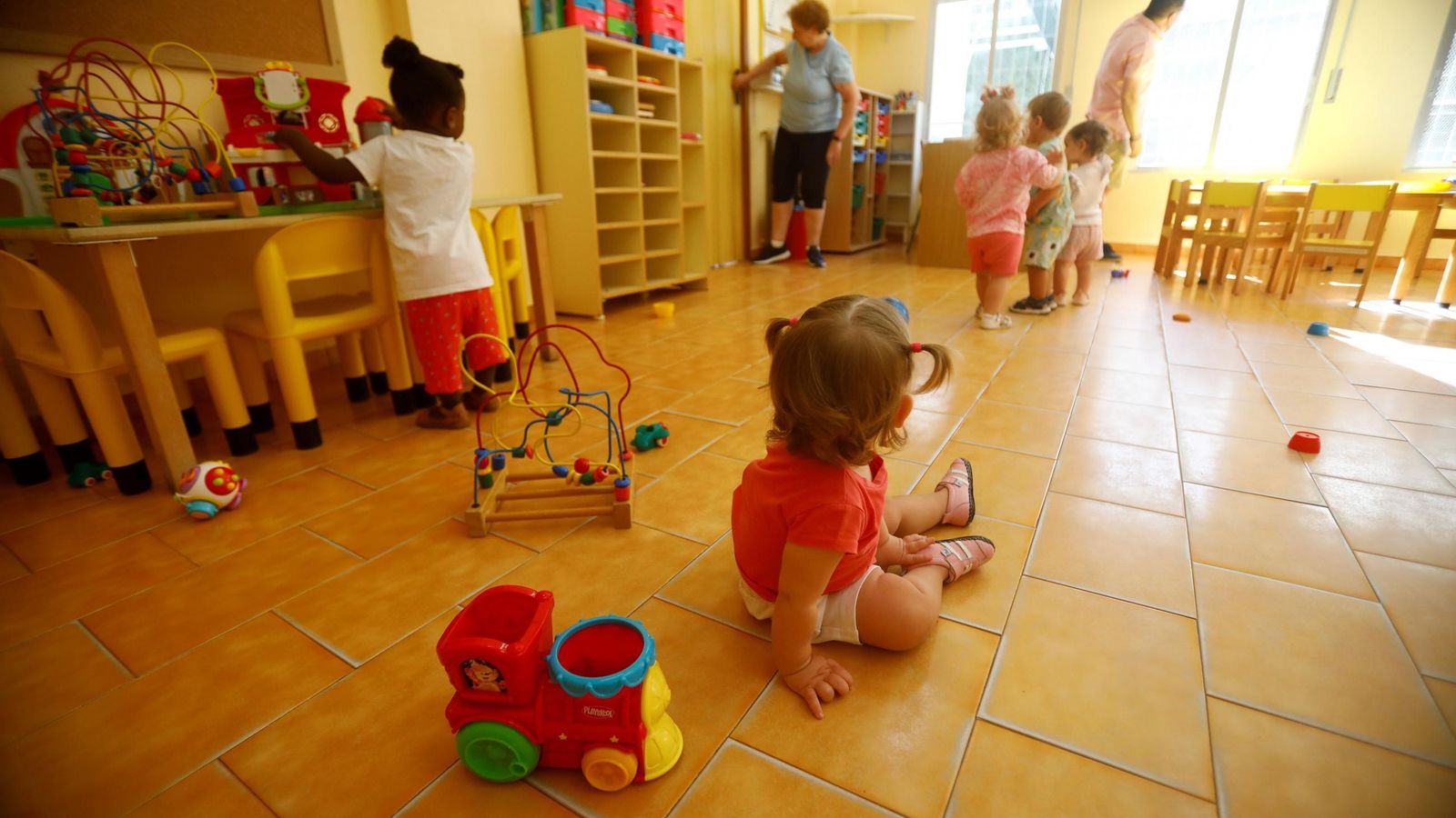 Alumnos de la escuela infantil Santuario.