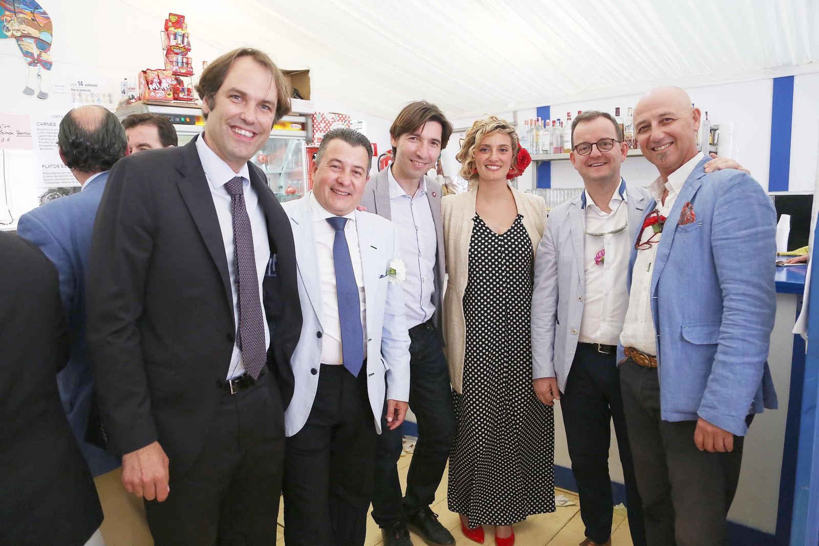 Jorge Baratech, Paco Arroyal, José Luis Zalvídar, Miguel Cantera, Teresa Macías y Nono Rodríguez.