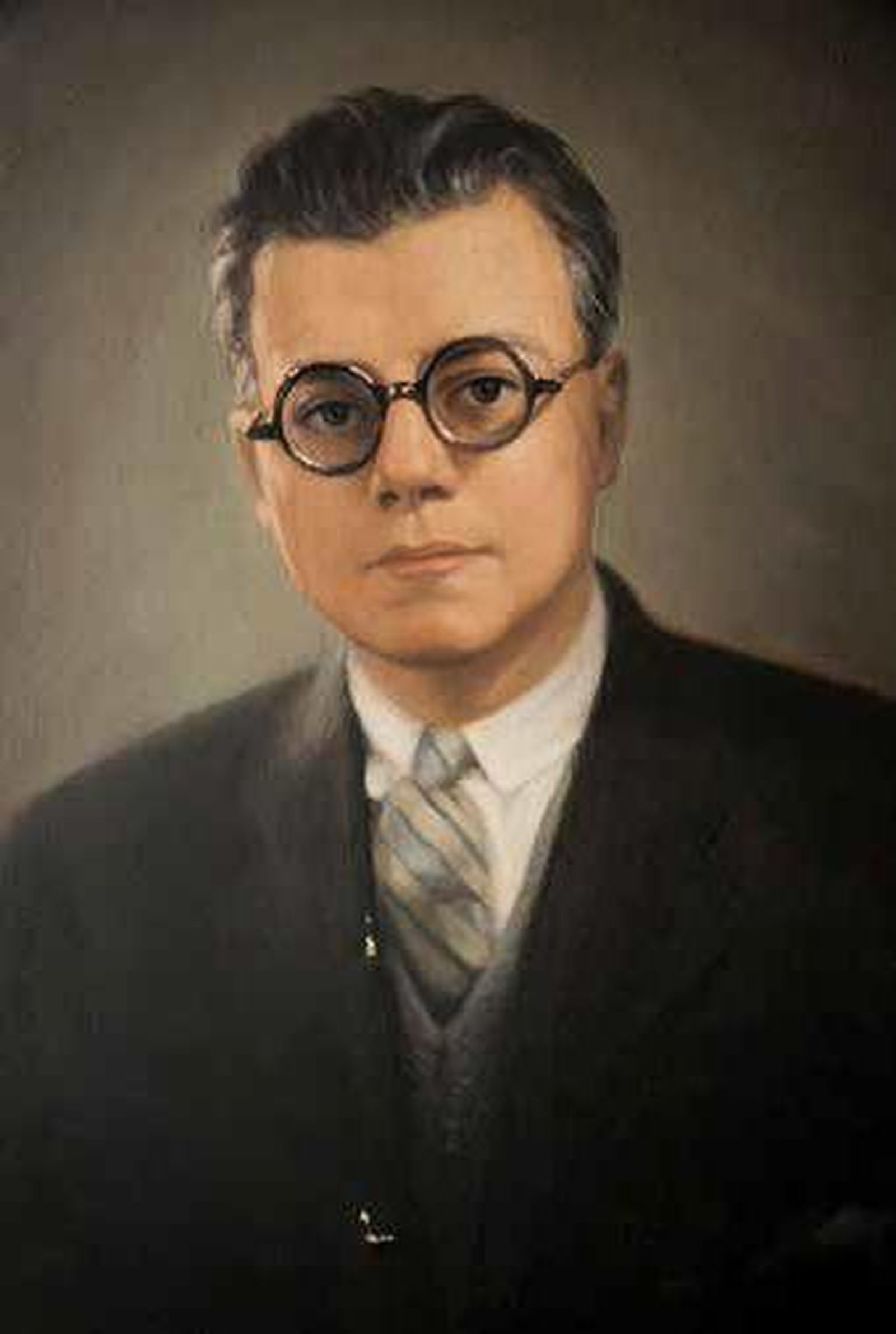 Manuel Font de Anta en un retrato de José Fernández Venegas