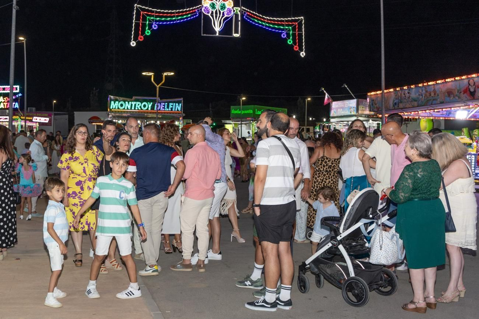 Así disfrutan los torrecampeños de su feria.