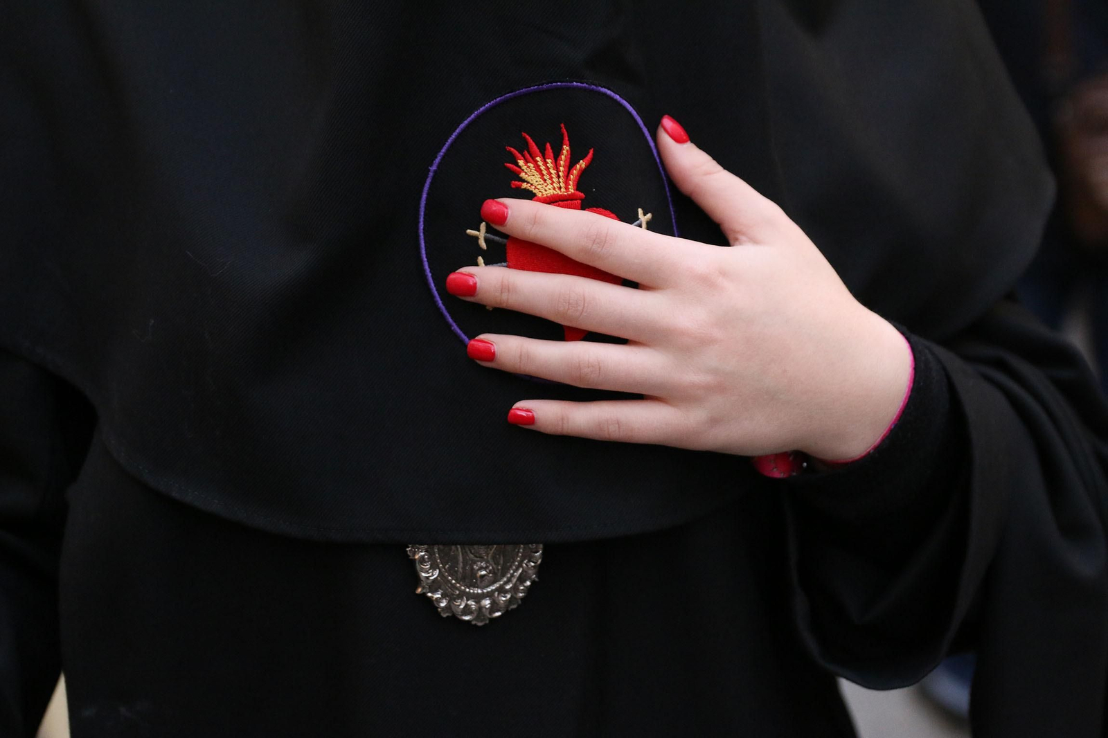 La procesión de Soledad de Almería, en imágenes