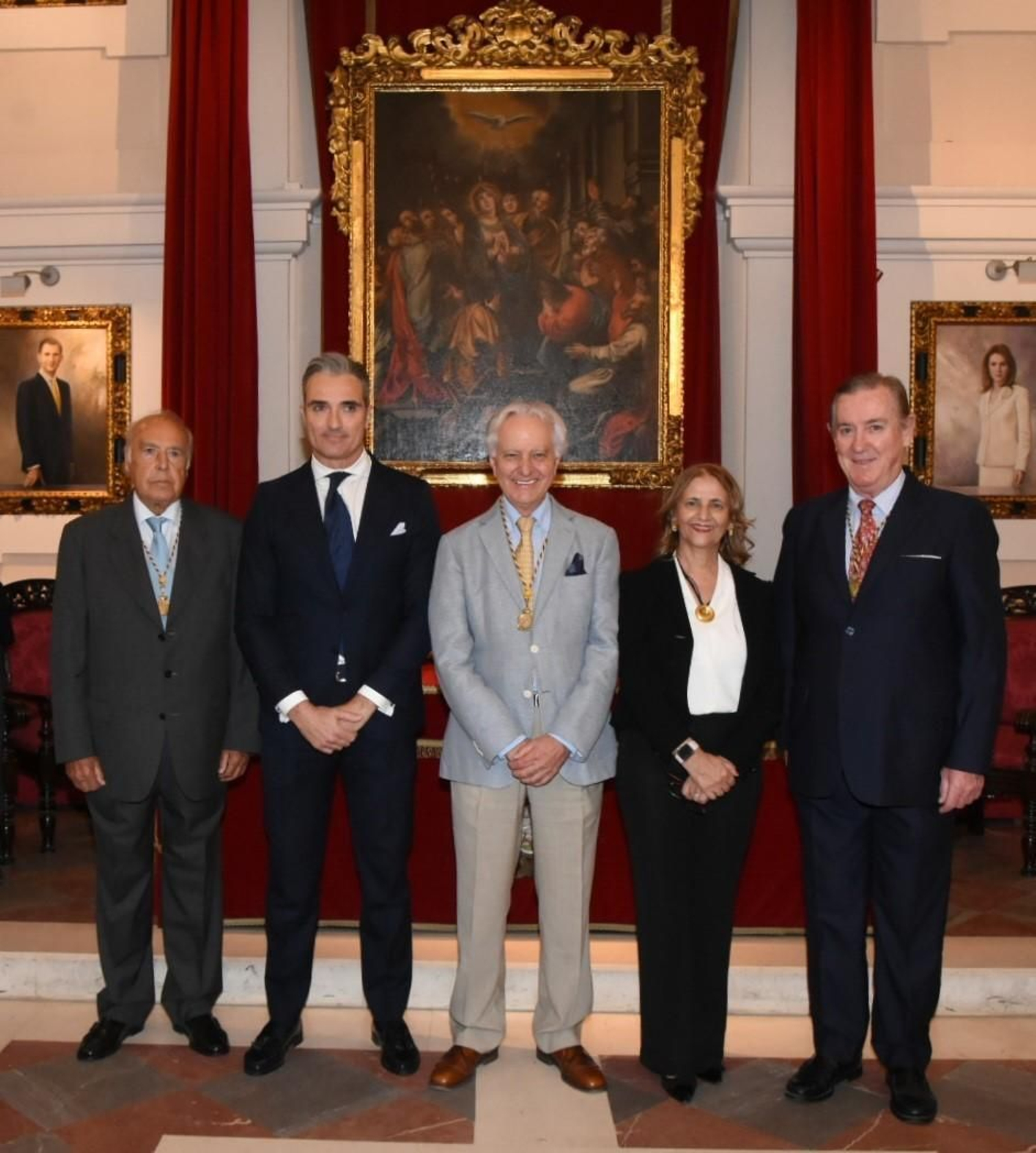 José Cantillana Martínez, Juan Antonio Bellido Luque, Carlos Infante Alcón, Pilar Pradilla Gordillo y Jorge Domínguez-Rodiño.