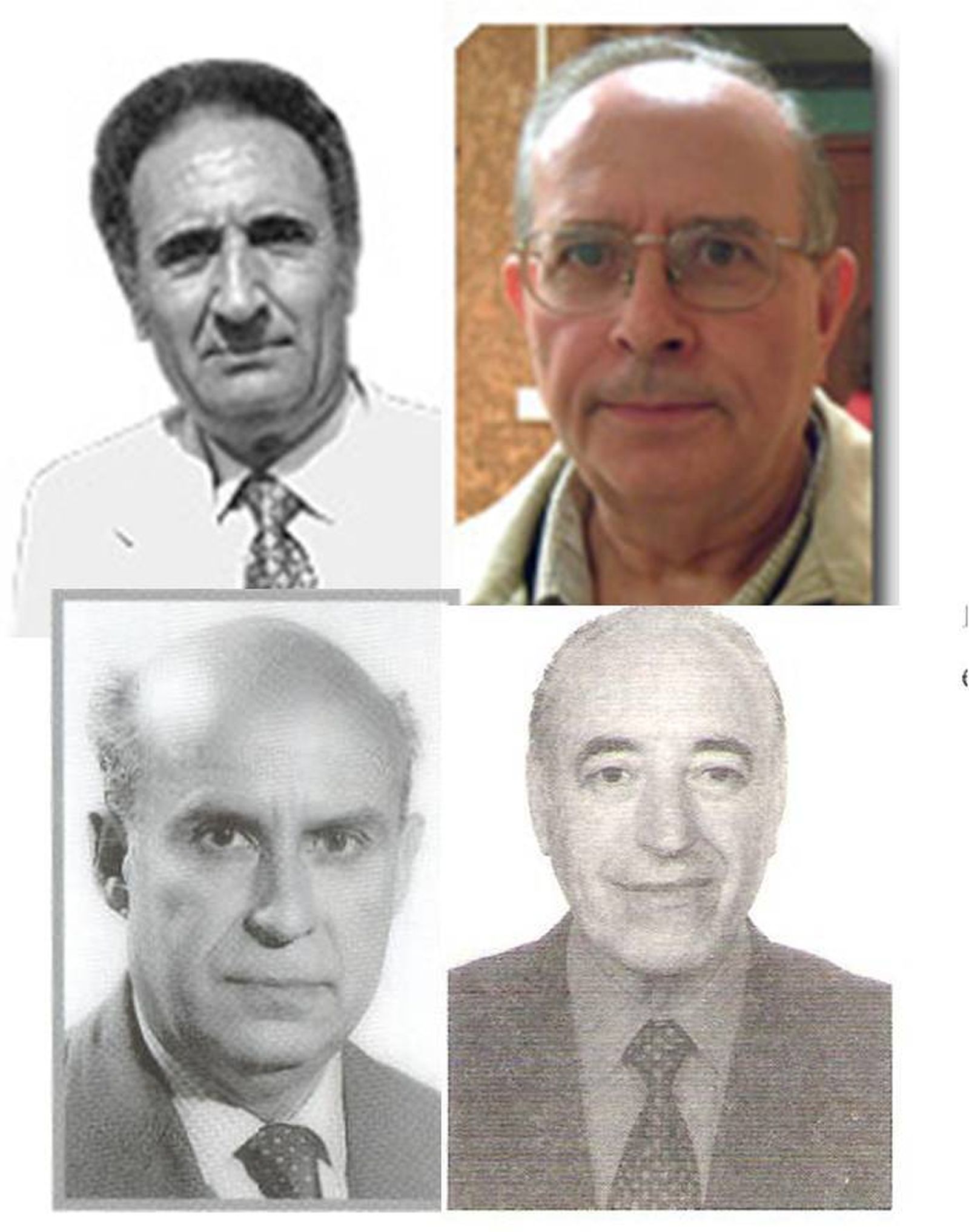 J.J. Ruiz Molinero, Jose A. Lacárcel, Dámaso García y Francisco Higuero.