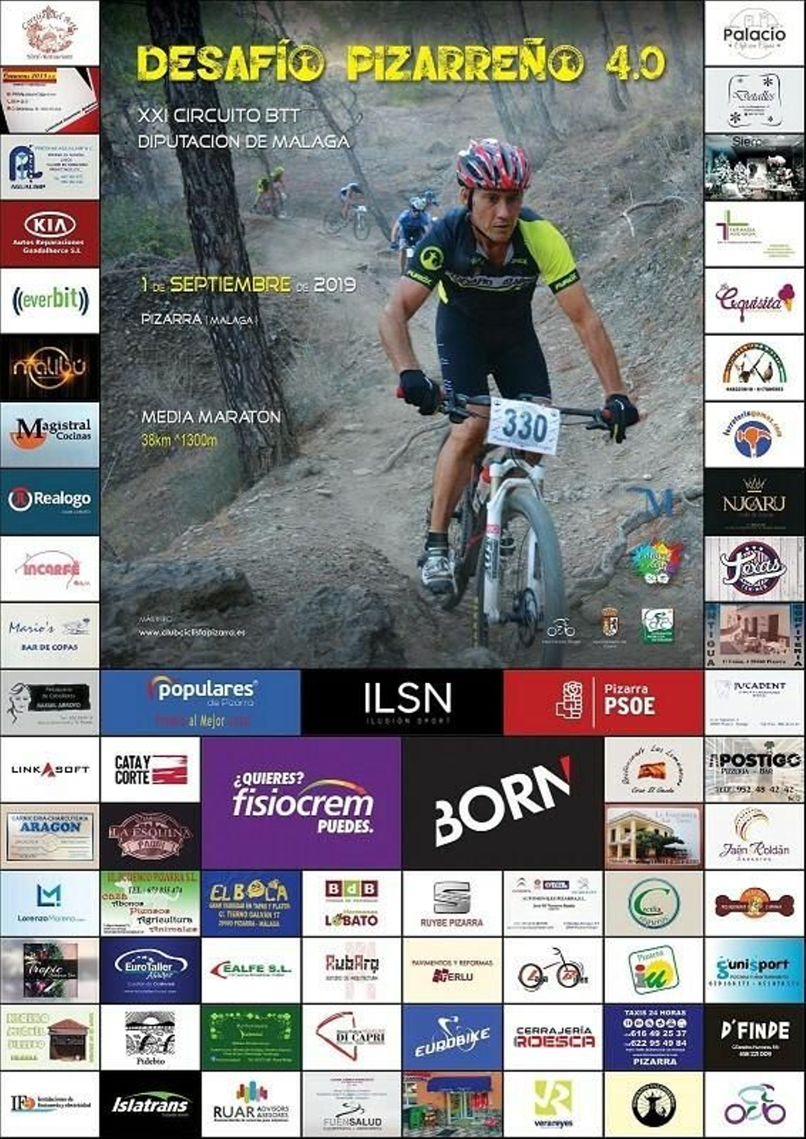 Cartel del Desafío Pizarreño 4.0.