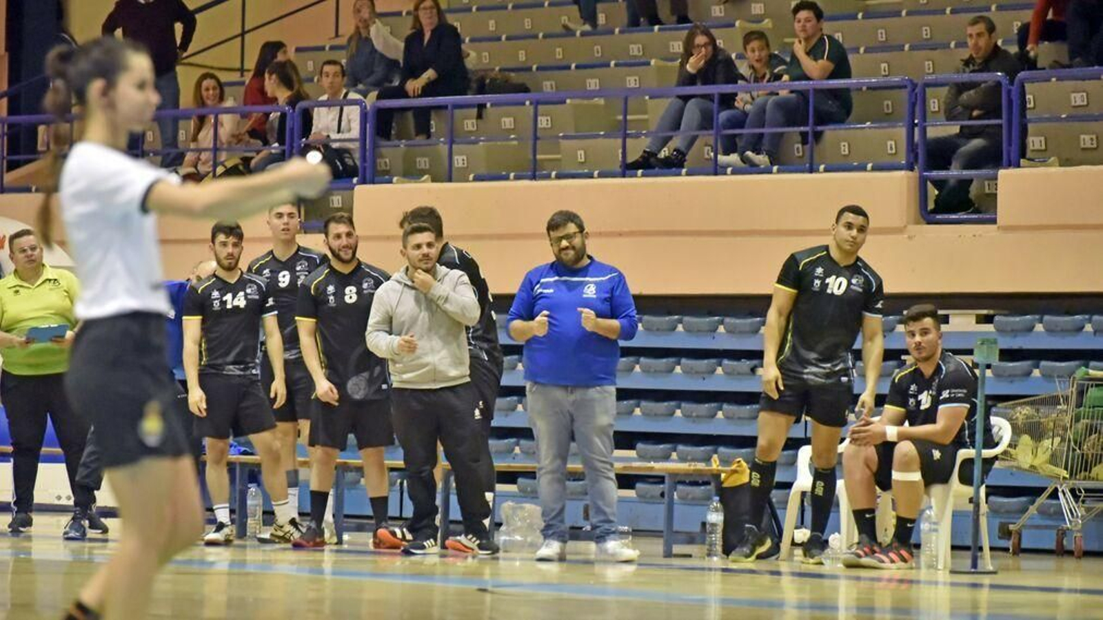 David González, en el último partido como local del Ciudad de Algeciras.