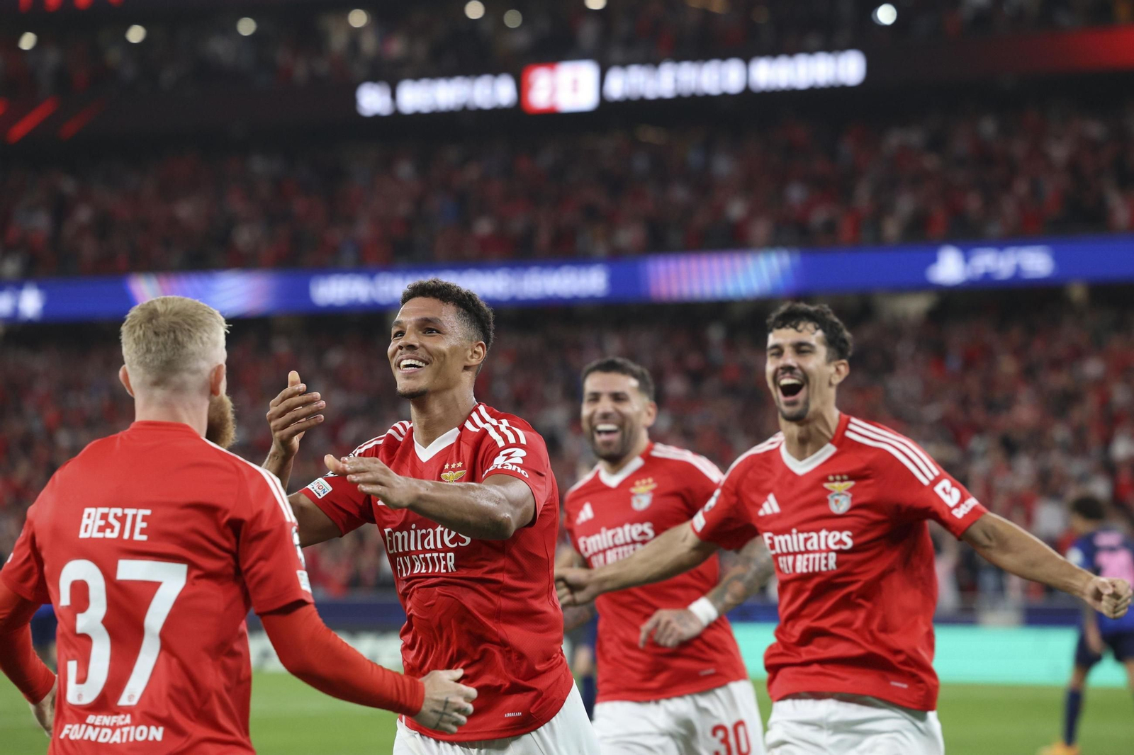 Las fotos del Benfica-Atlético de Madrid
