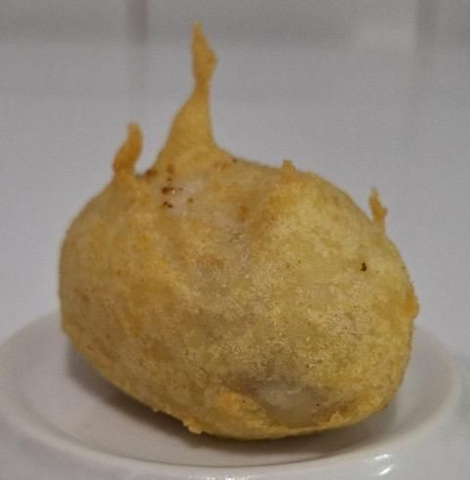 La croqueta de puchero sin huevo de Manuel Valencia.