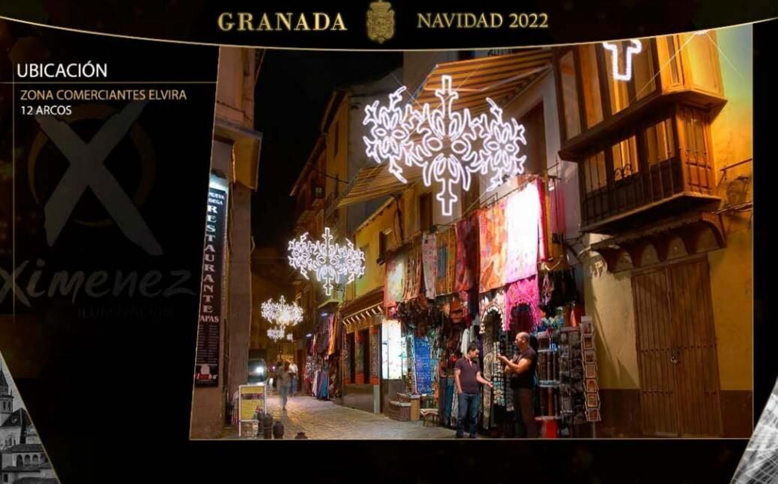 Estas son las luces de Navidad del Centro de Granada, calle por calle